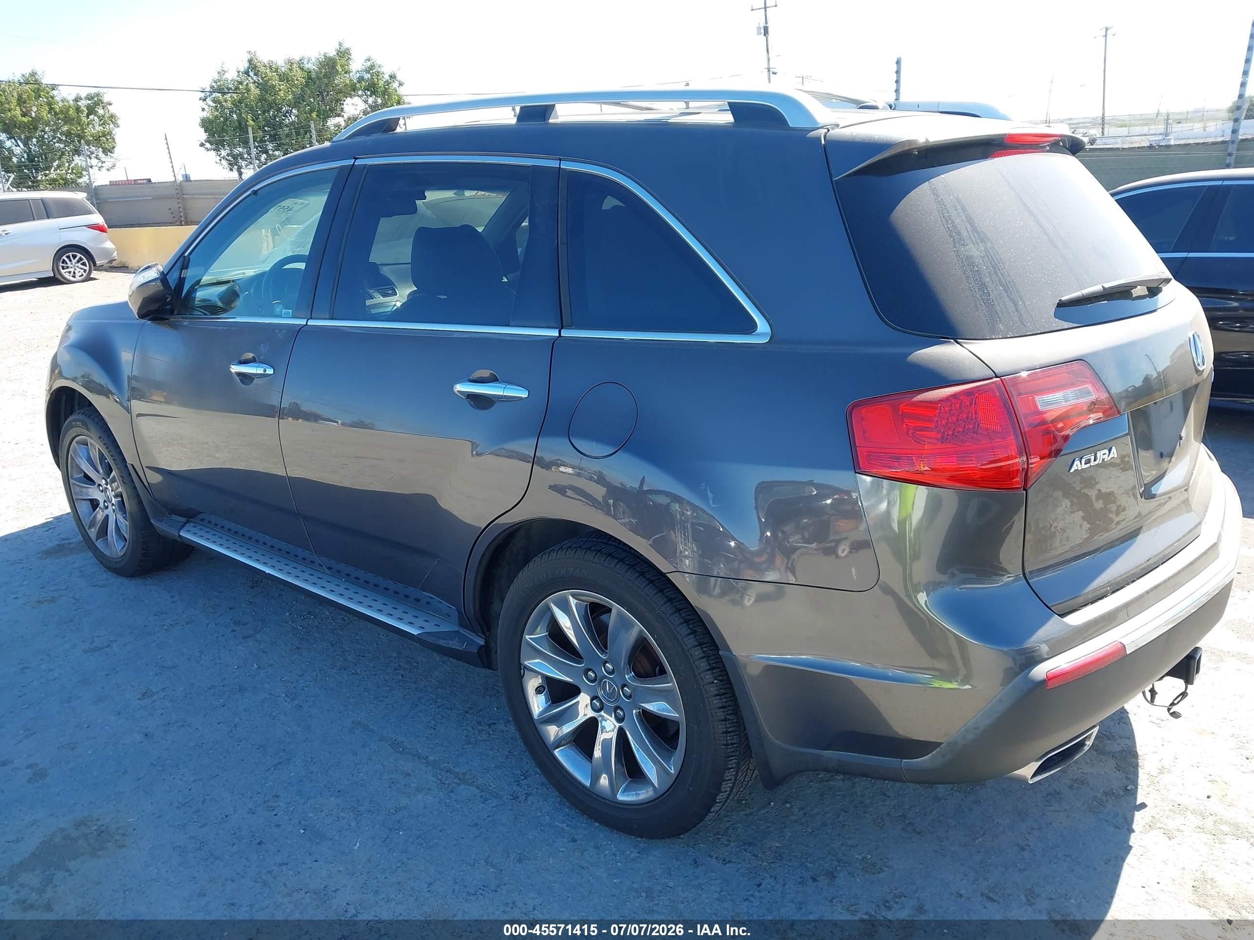 2010 Acura Mdx Advance Package Black vin: 2HNYD2H78AH520085