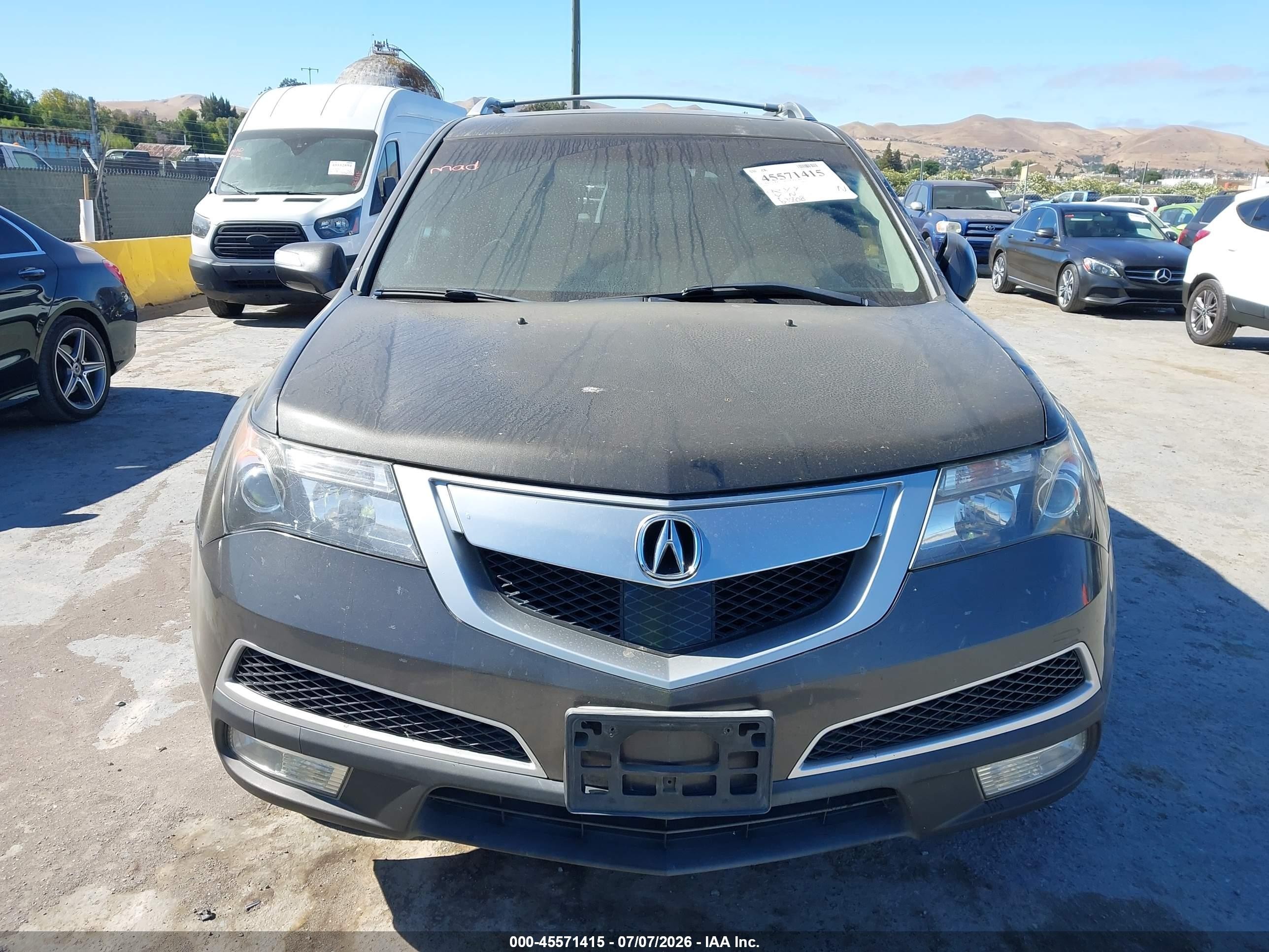 2010 Acura Mdx Advance Package Black vin: 2HNYD2H78AH520085