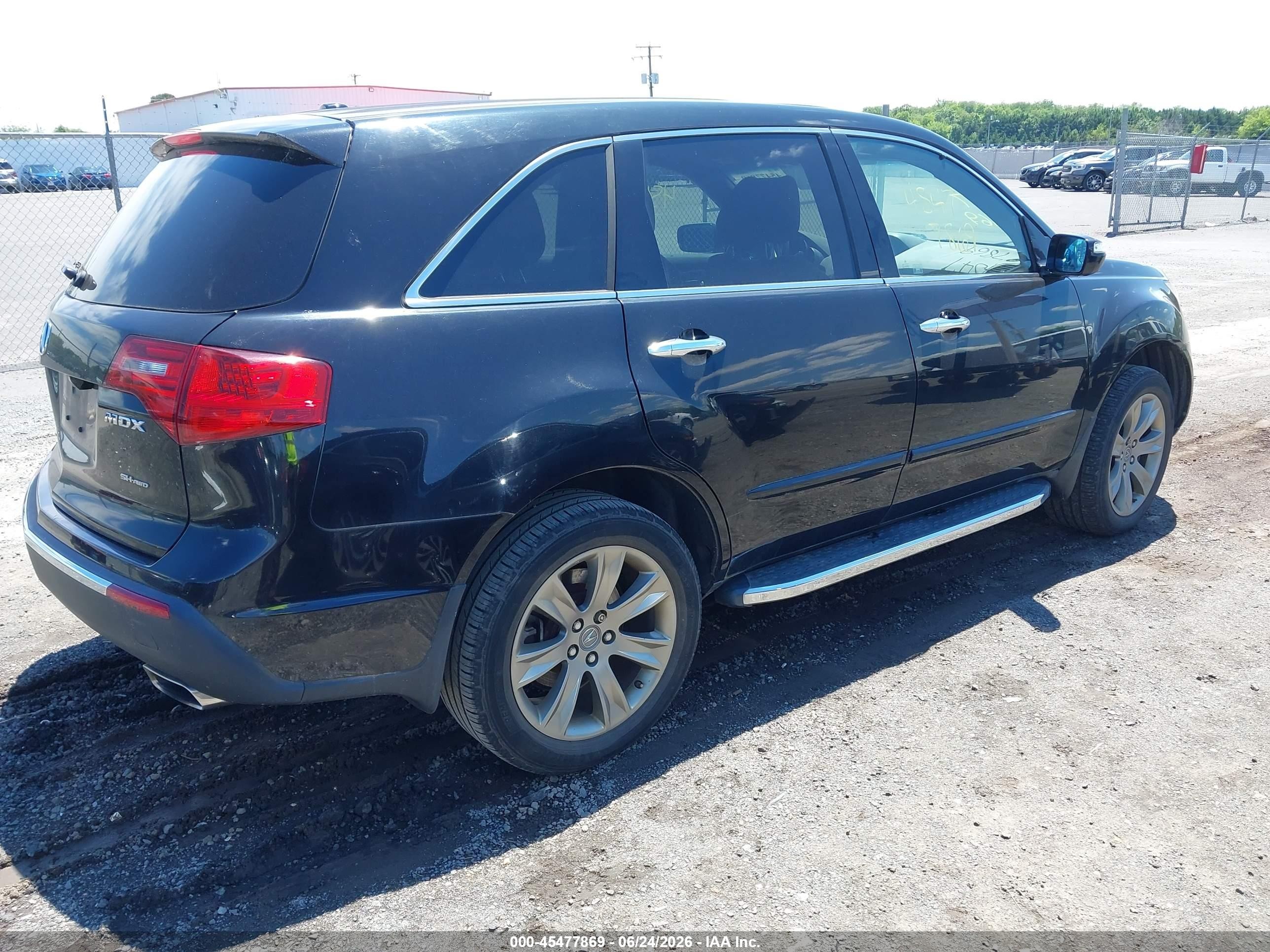 2010 Acura Mdx Advance Package Black vin: 2HNYD2H78AH522273
