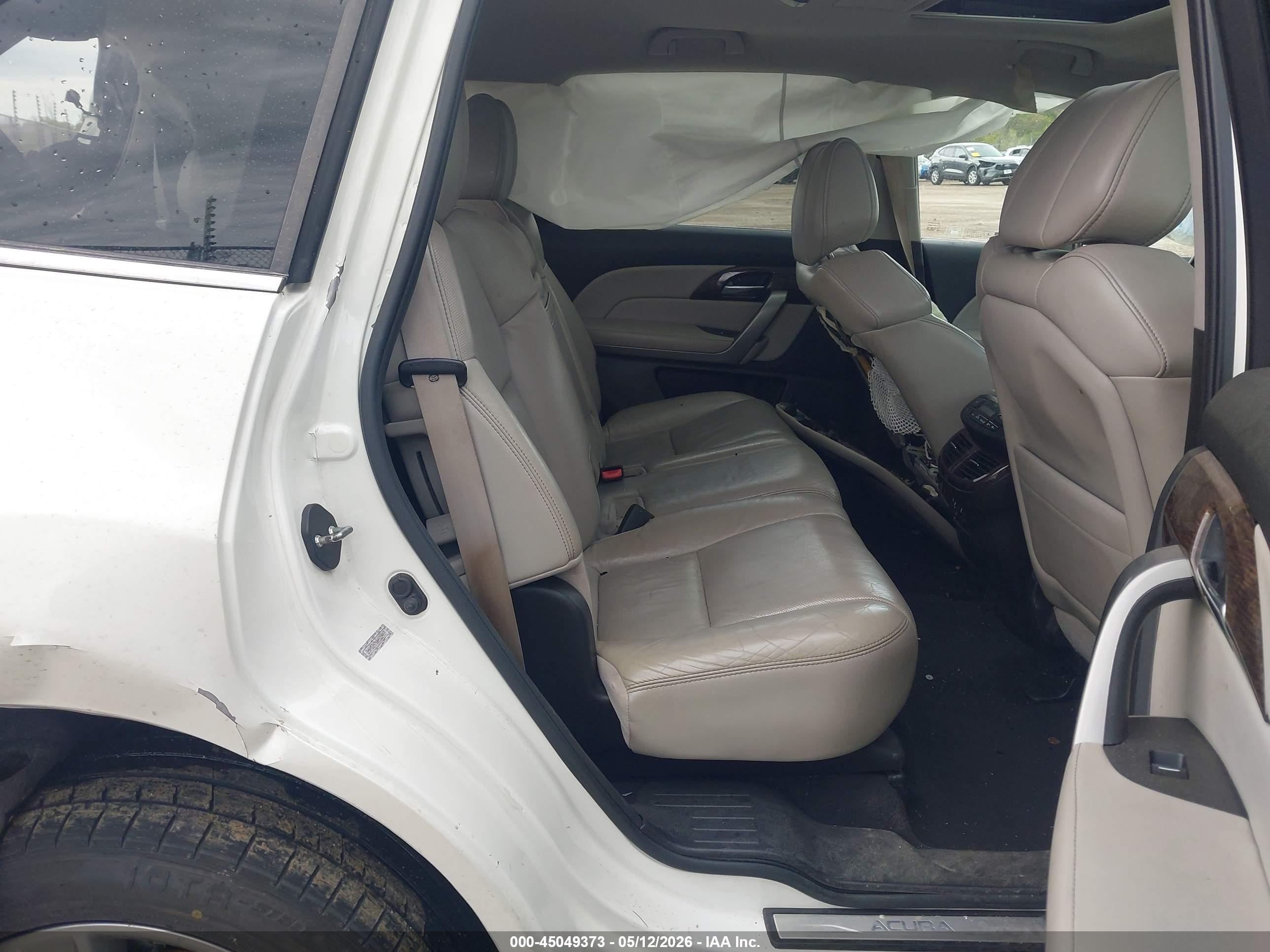 2010 Acura Mdx Advance Package Белый vin: 2HNYD2H7XAH530987