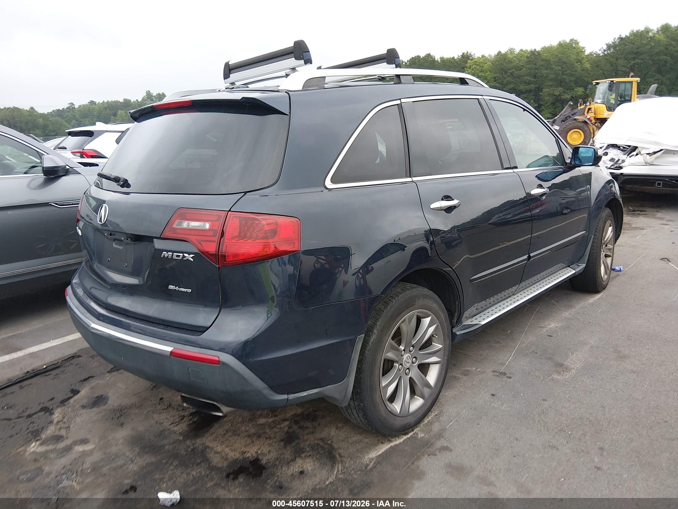 2012 Acura Mdx Advance Package Blue vin: 2HNYD2H80CH508038