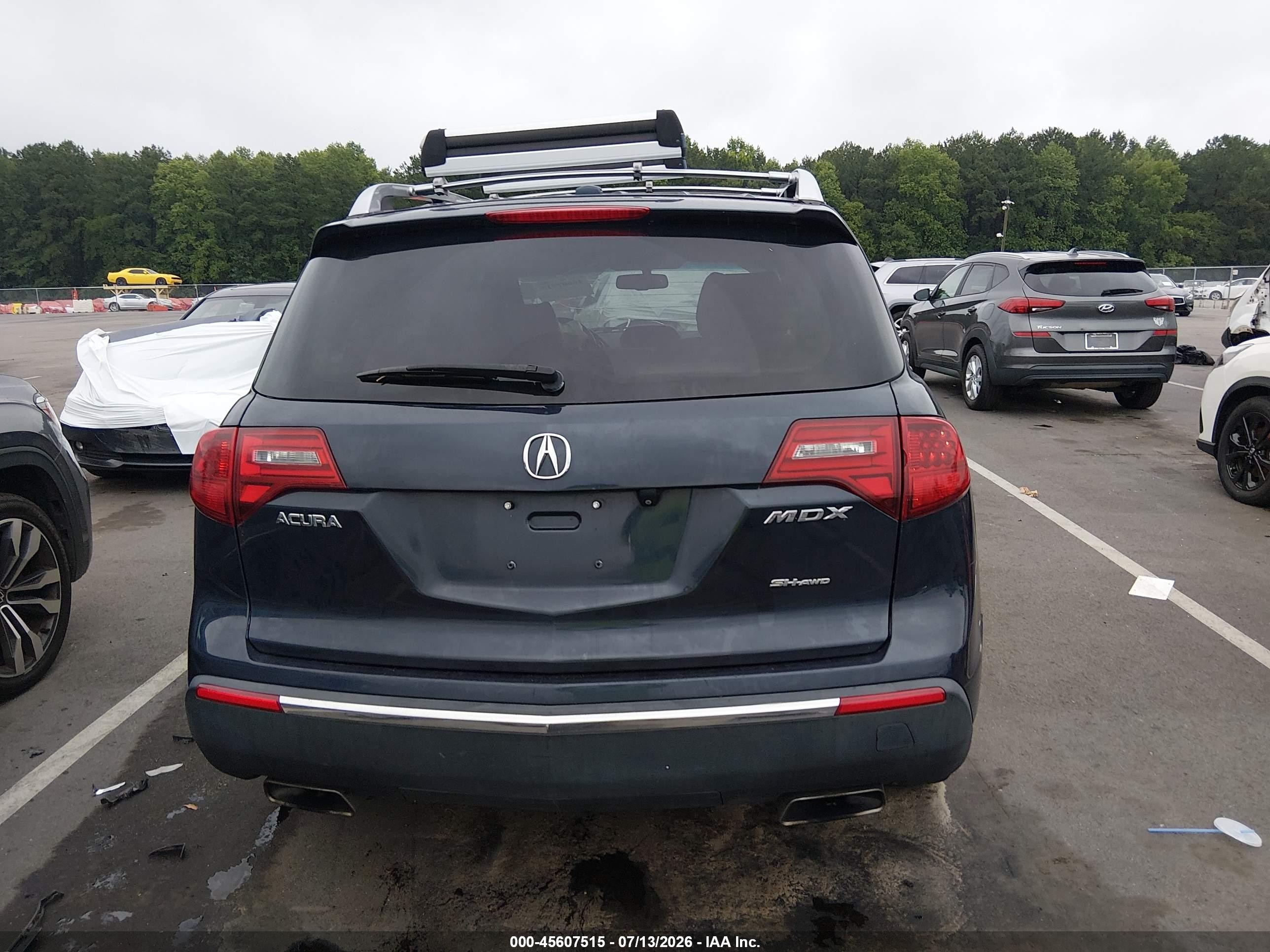 2012 Acura Mdx Advance Package Blue vin: 2HNYD2H80CH508038