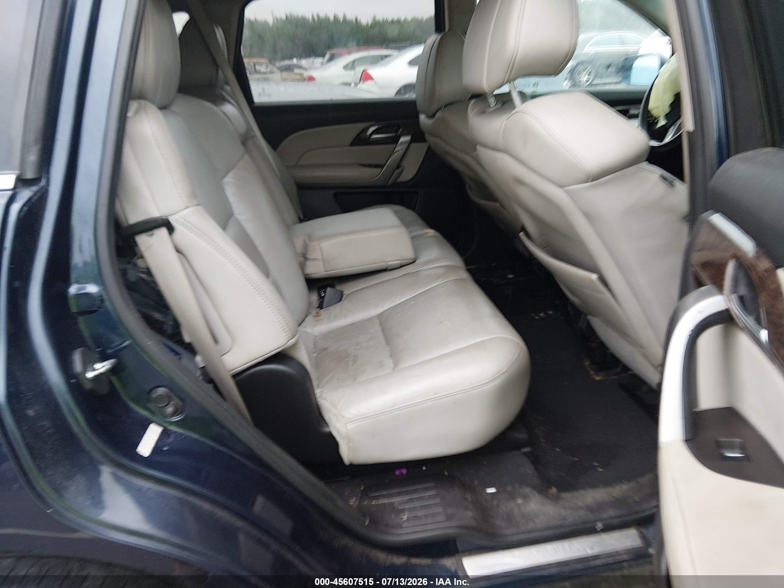 2012 Acura Mdx Advance Package Blue vin: 2HNYD2H80CH508038