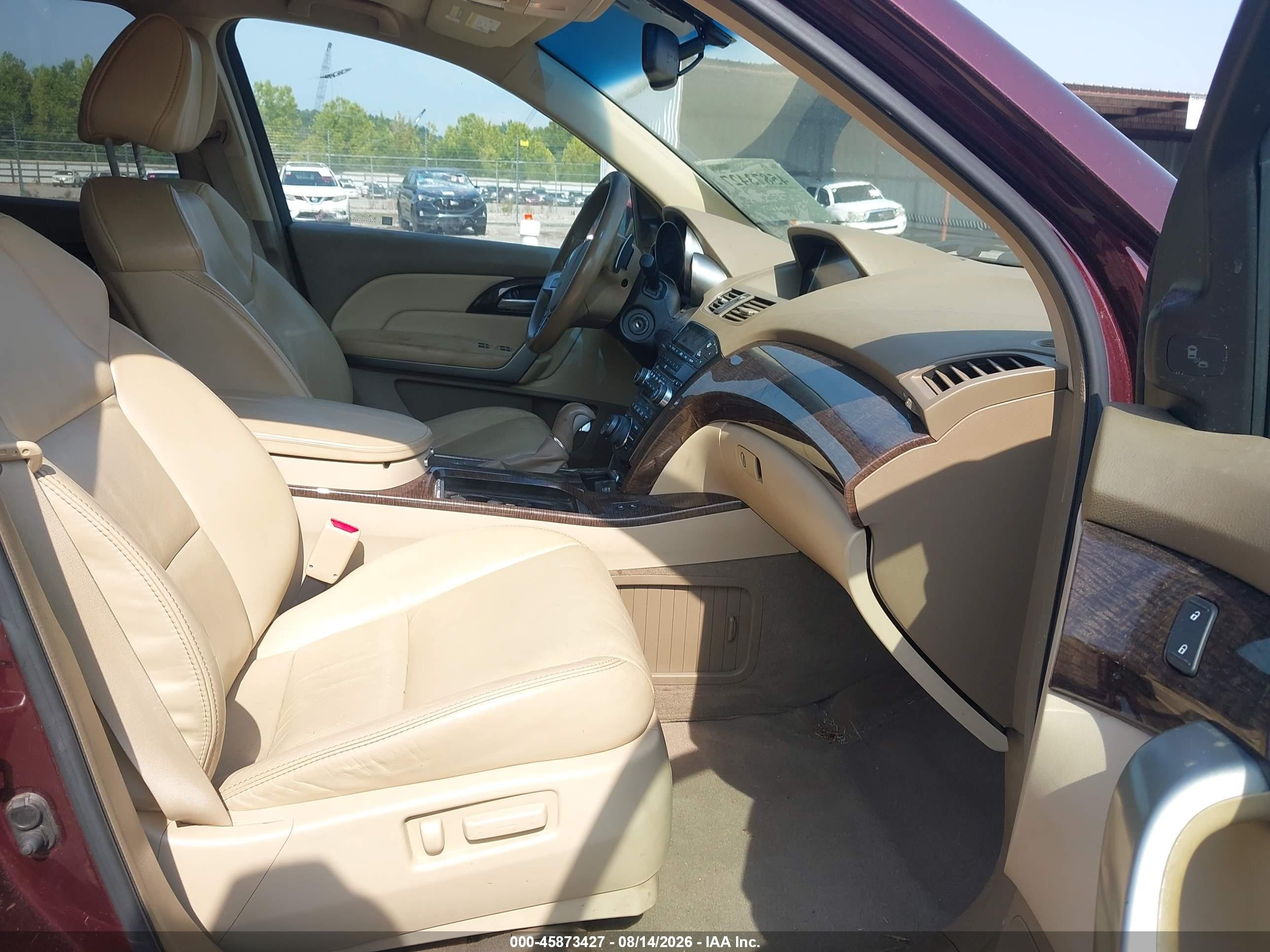 2012 Acura Mdx Advance Package Maroon vin: 2HNYD2H81CH525219
