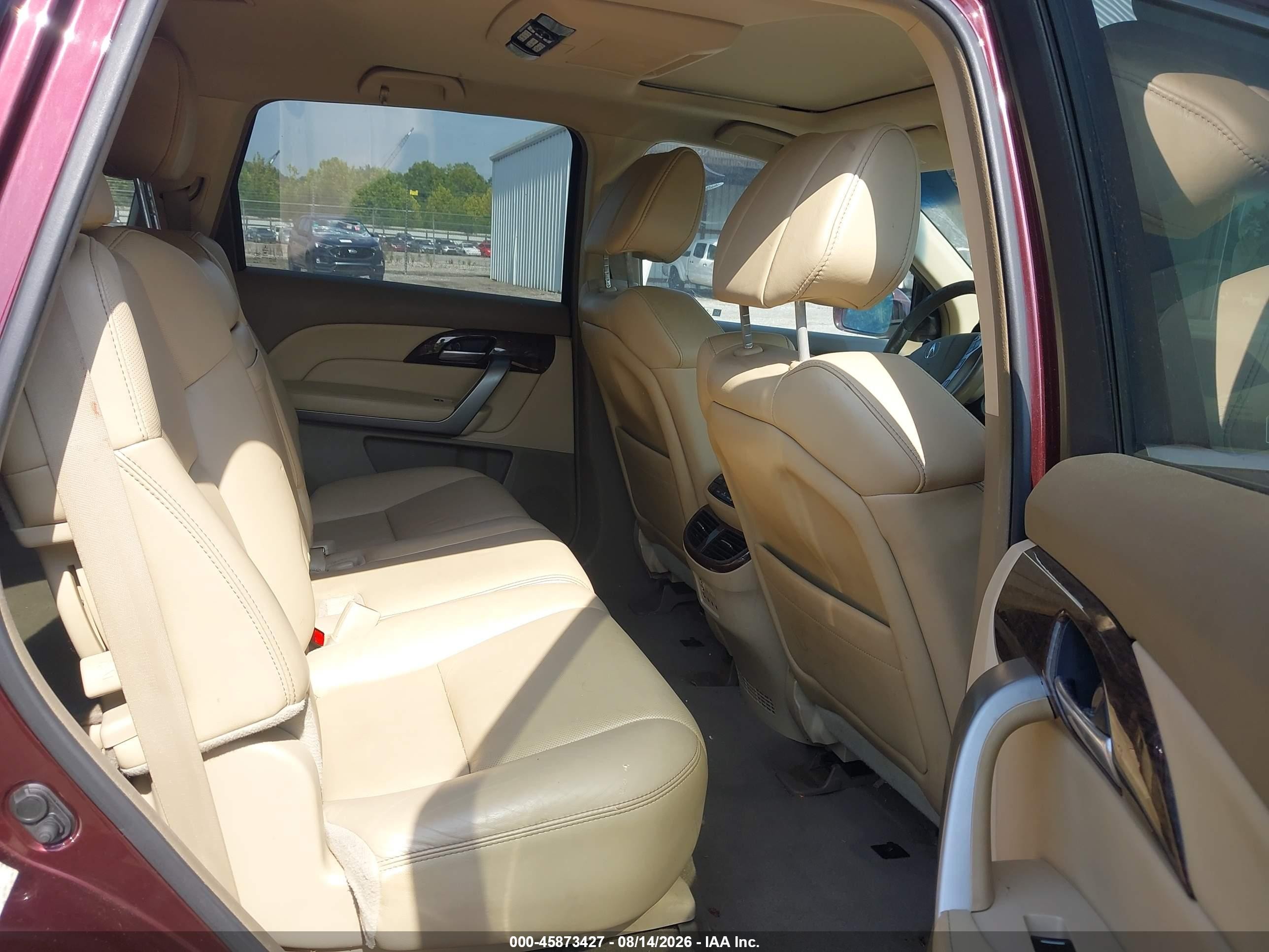2012 Acura Mdx Advance Package Maroon vin: 2HNYD2H81CH525219