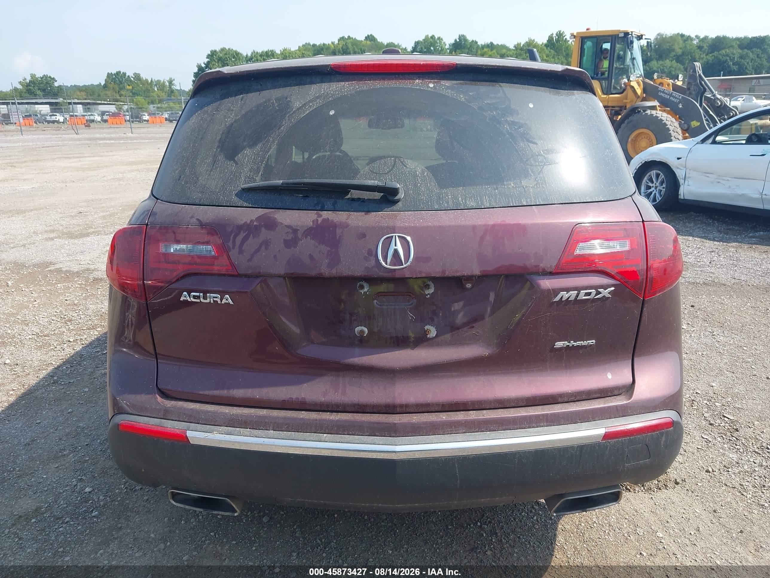 2012 Acura Mdx Advance Package Maroon vin: 2HNYD2H81CH525219
