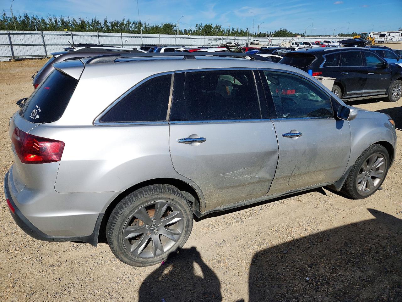 2012 Acura Mdx Advance Silver vin: 2HNYD2H84CH003703