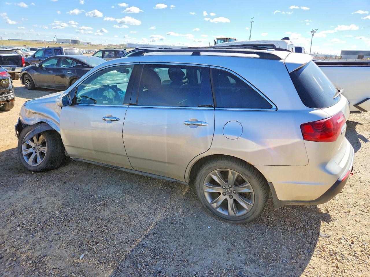 2012 Acura Mdx Advance Silver vin: 2HNYD2H84CH003703