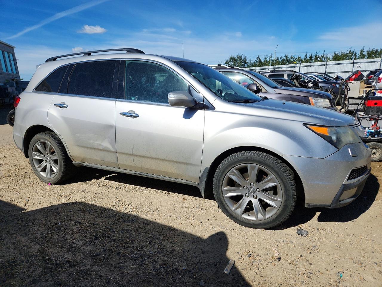 2012 Acura Mdx Advance Silver vin: 2HNYD2H84CH003703