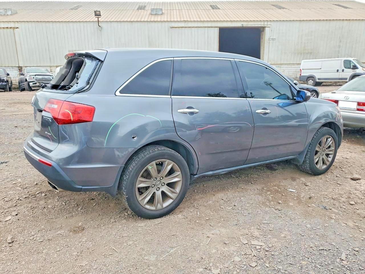 2012 Acura Mdx Advance Gray vin: 2HNYD2H87CH519568