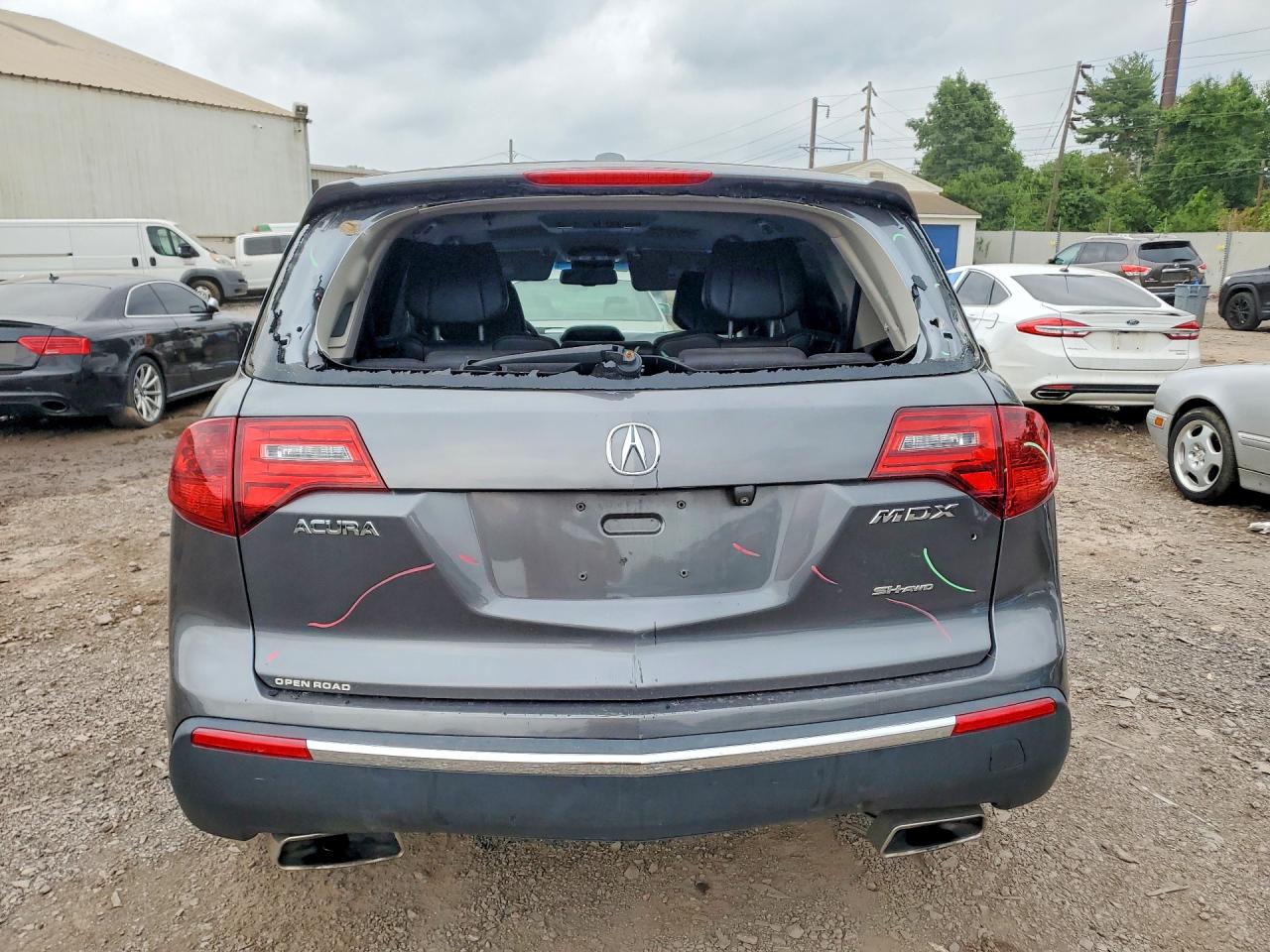 2012 Acura Mdx Advance Gray vin: 2HNYD2H87CH519568