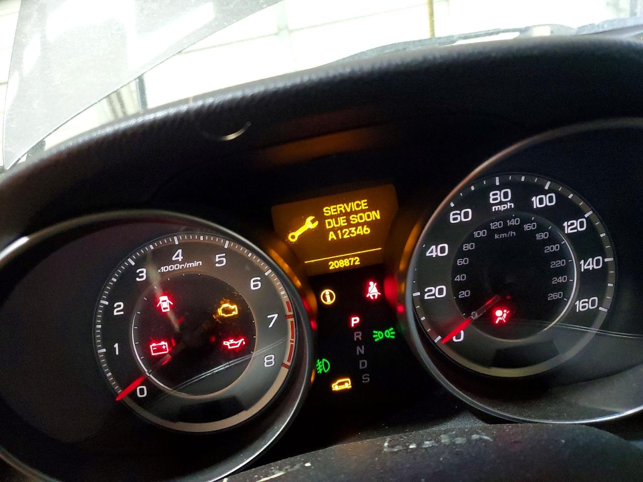 2012 Acura Mdx Advance Gray vin: 2HNYD2H87CH534880