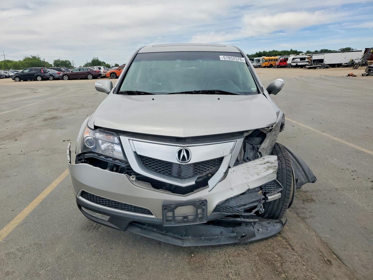 2012 Acura Mdx Advance Silver vin: 2HNYD2H8XCH501520