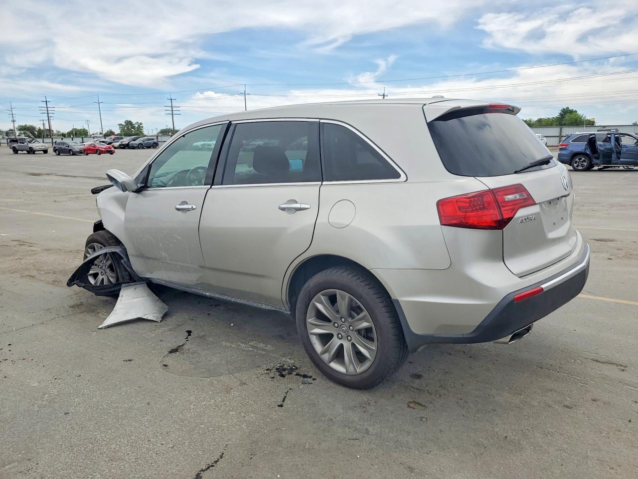2012 Acura Mdx Advance Silver vin: 2HNYD2H8XCH501520