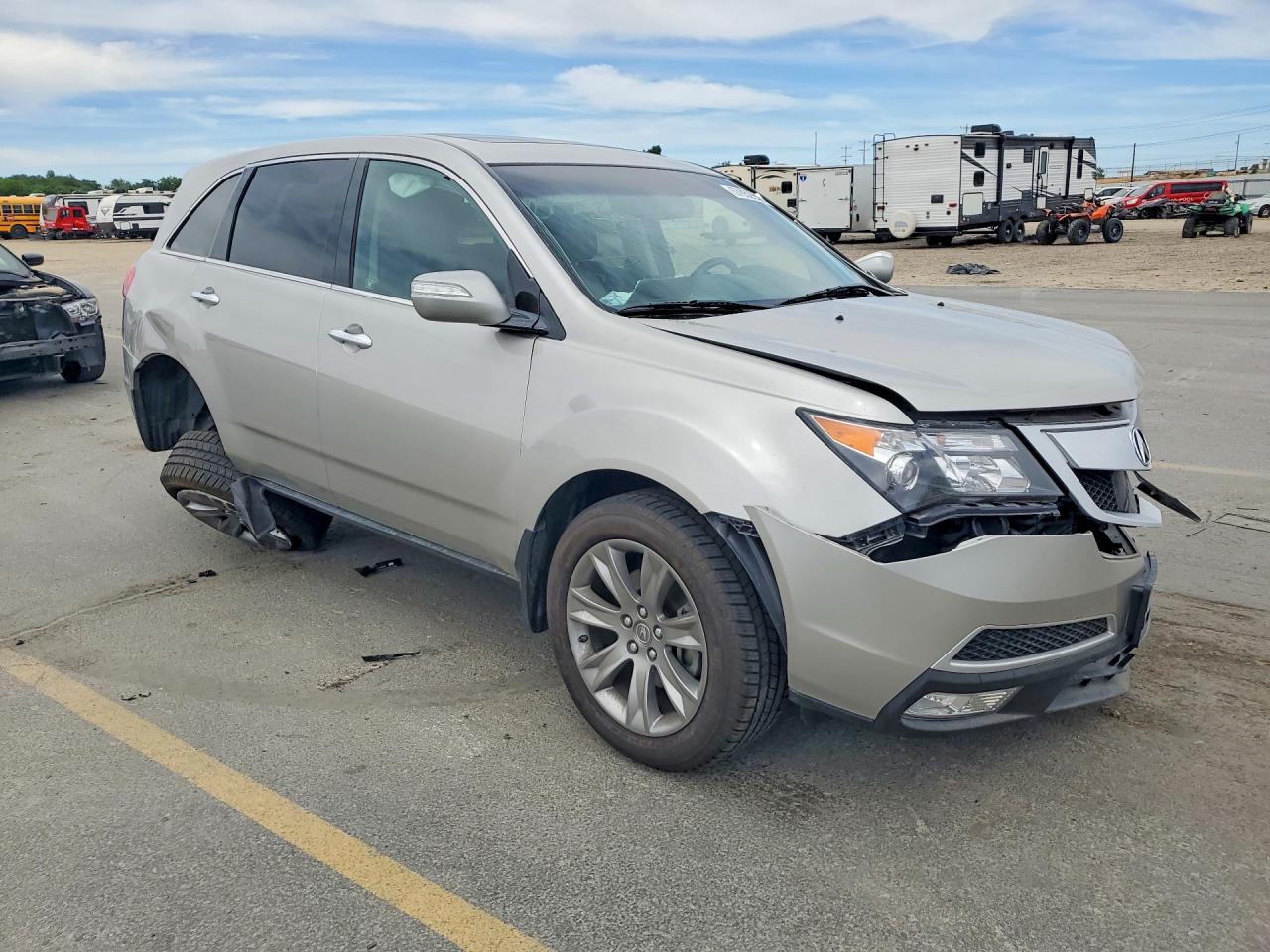 2012 Acura Mdx Advance Silver vin: 2HNYD2H8XCH501520