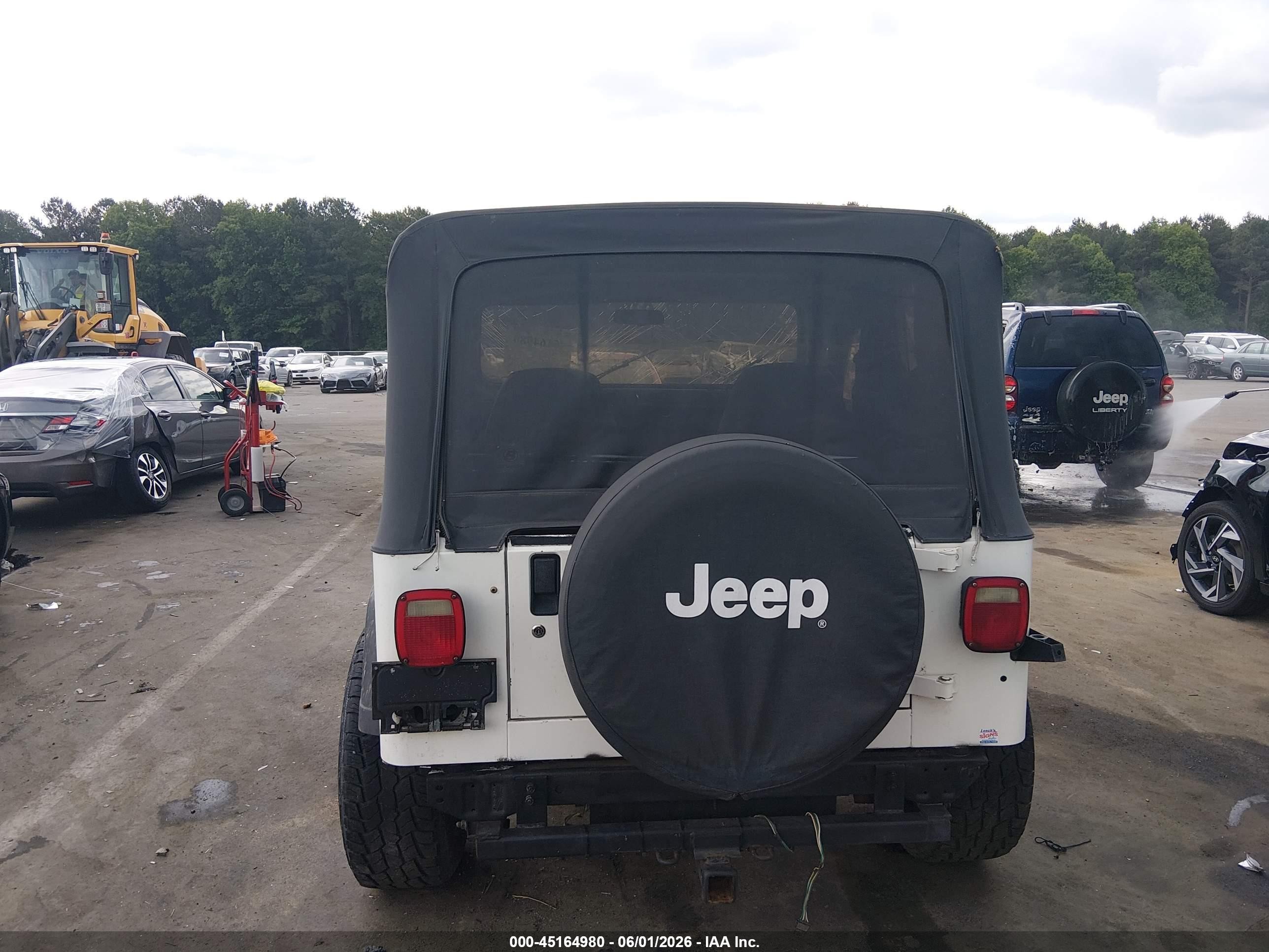 1989 Jeep Wrangler / Yj   White vin: 2J4FY19E3KJ170703