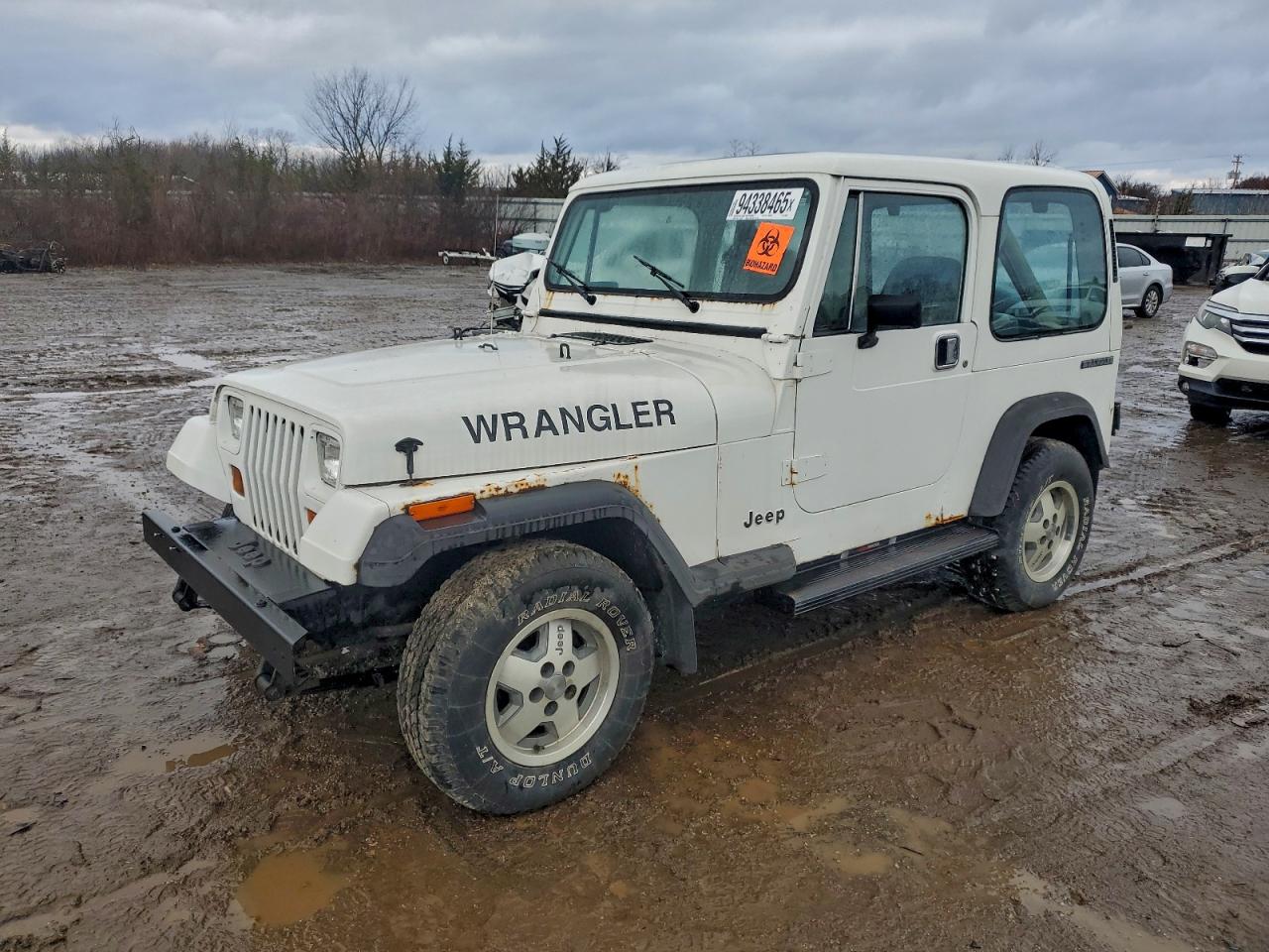1989 Jeep Wrangler / Yj White vin: 2J4FY19E7KJ100542