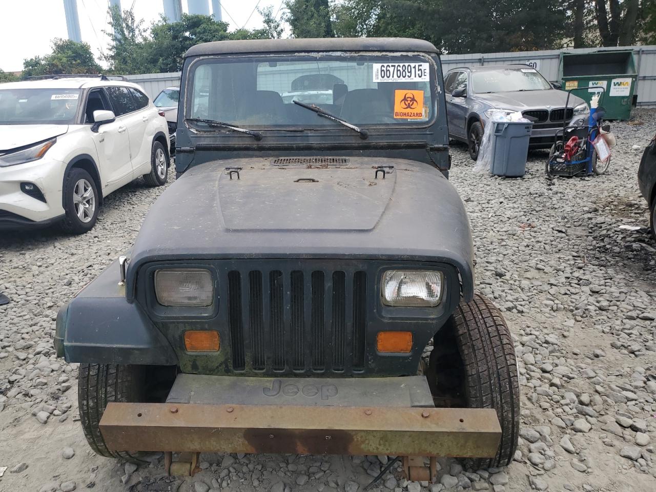 1990 Jeep Wrangler / Yj S Зеленый vin: 2J4FY19E8LJ545213
