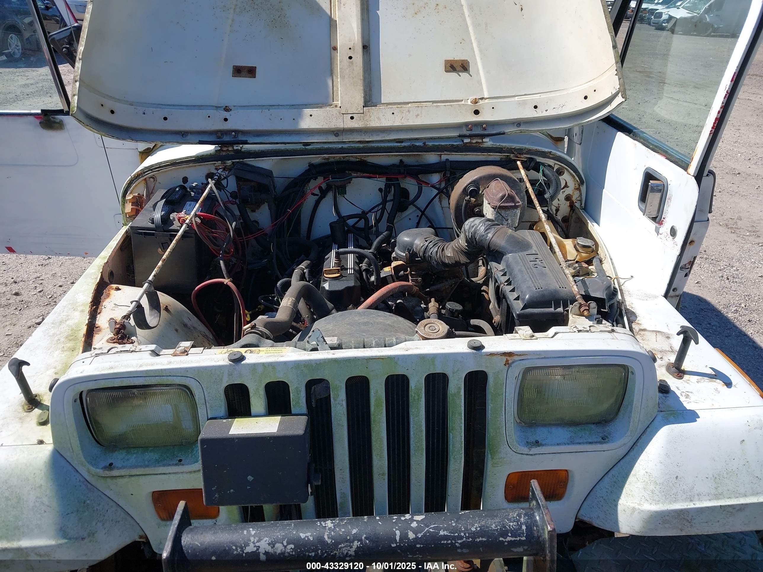 1989 Jeep Wrangler / Yj   White vin: 2J4FY19E9KJ141318