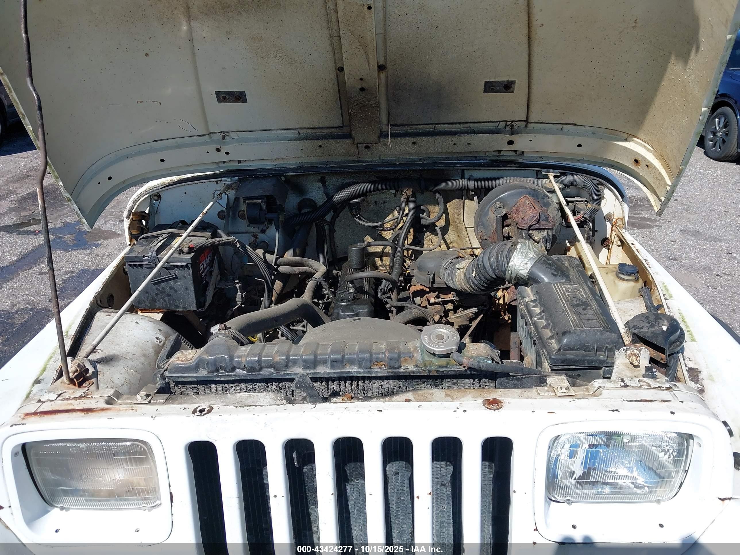 1989 Jeep Wrangler / Yj   White vin: 2J4FY19EXKJ111356