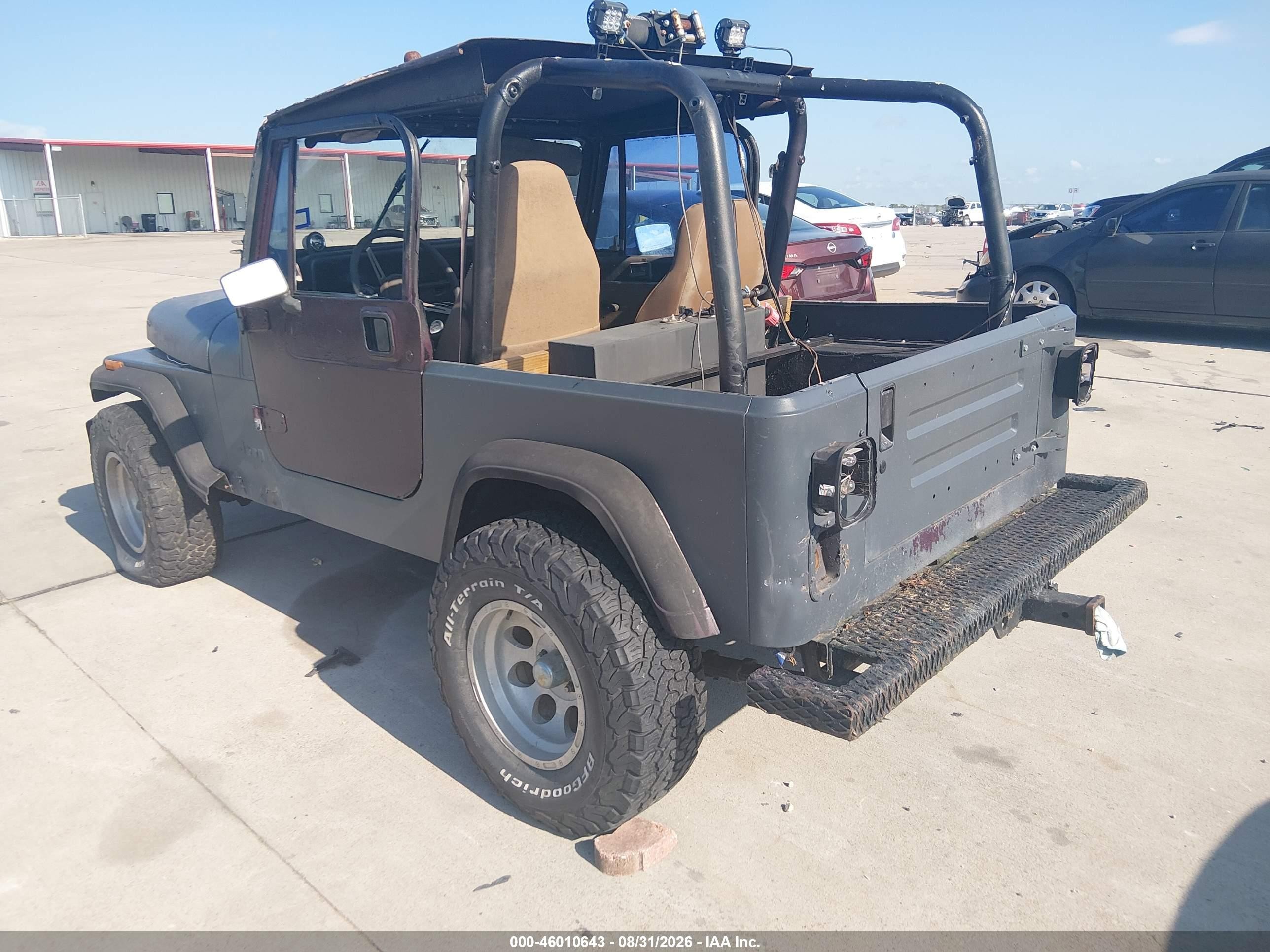 1992 Jeep Wrangler / Yj S Gray vin: 2J4FY19P1NJ530850