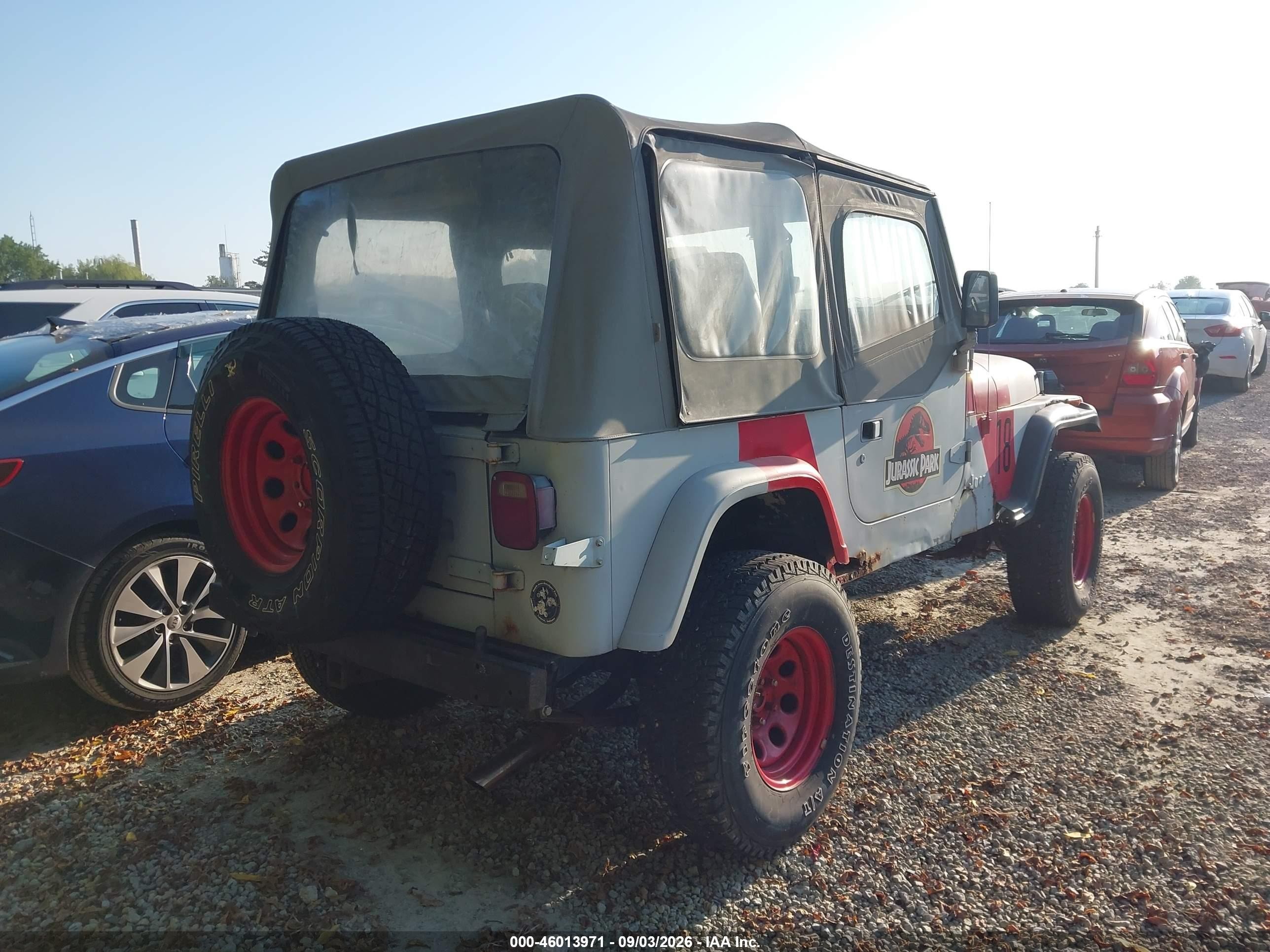 1992 Jeep Wrangler / Yj S Red vin: 2J4FY19P3NJ518344