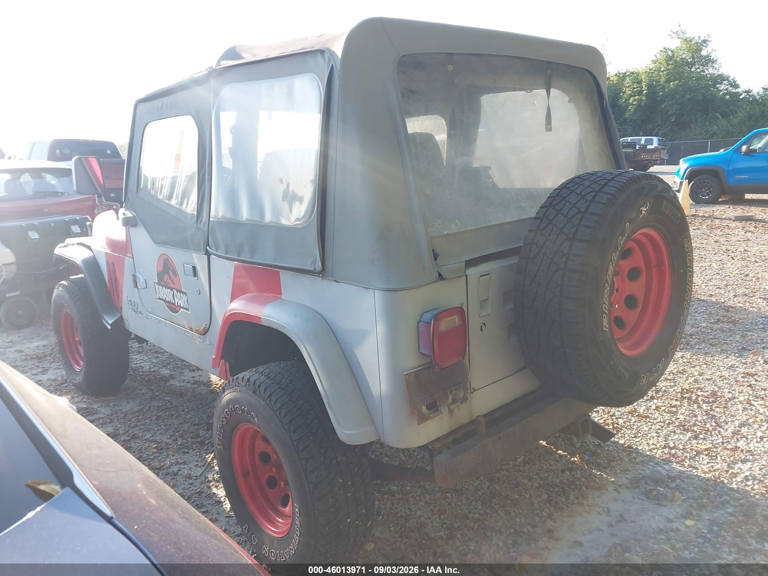 1992 Jeep Wrangler / Yj S Red vin: 2J4FY19P3NJ518344