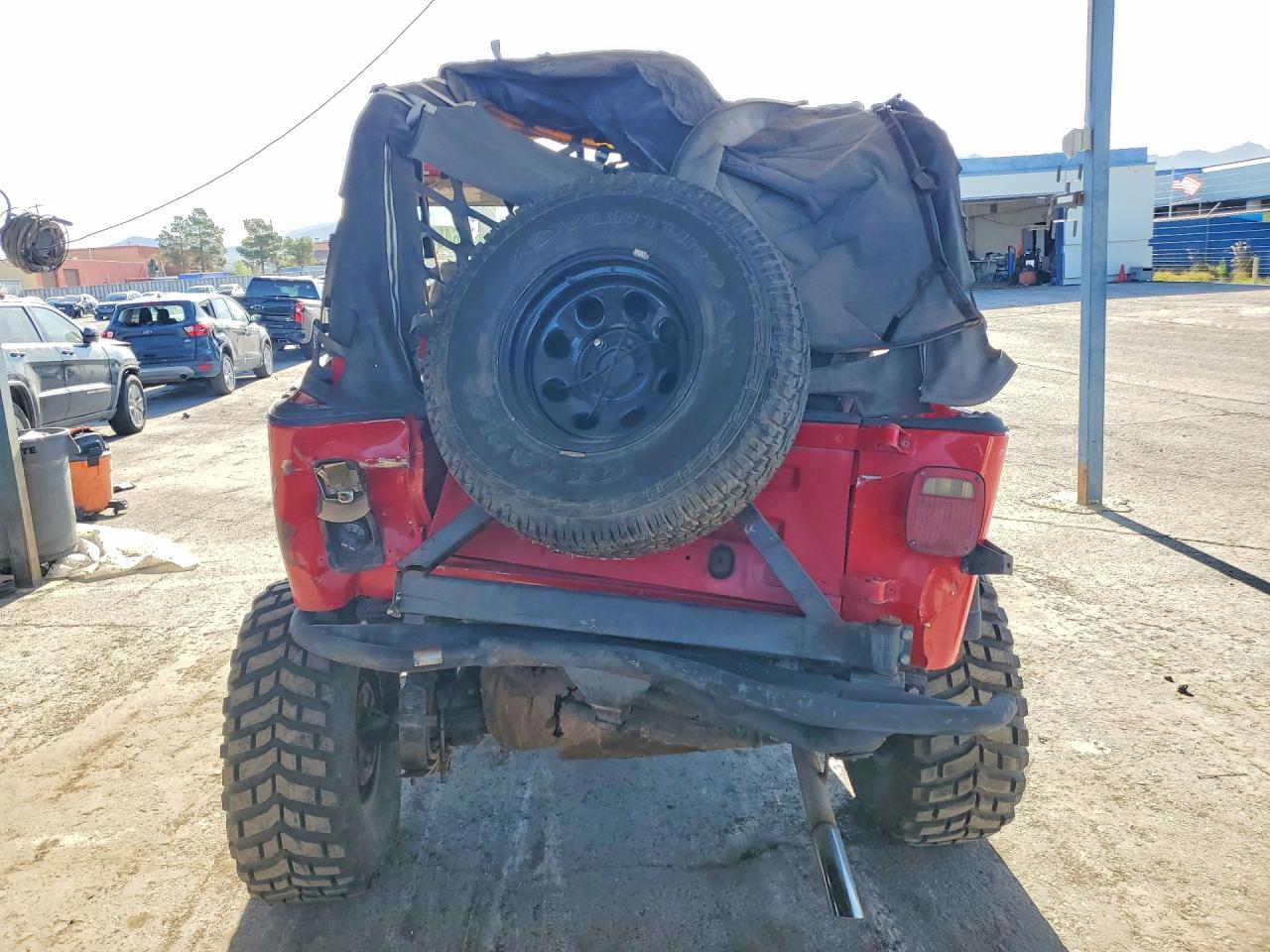 1992 Jeep Wrangler / Yj S Red vin: 2J4FY19P5NJ508222
