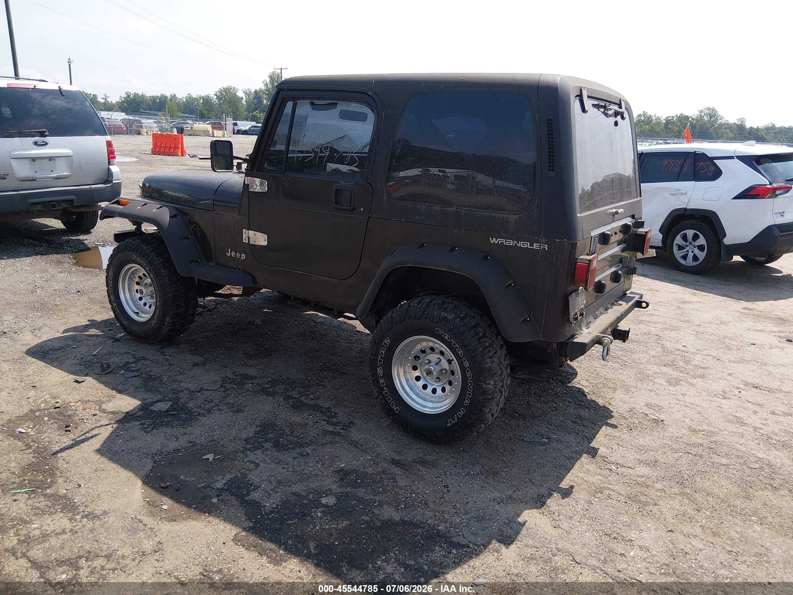 1991 Jeep Wrangler / Yj S Black vin: 2J4FY19P6MJ149574