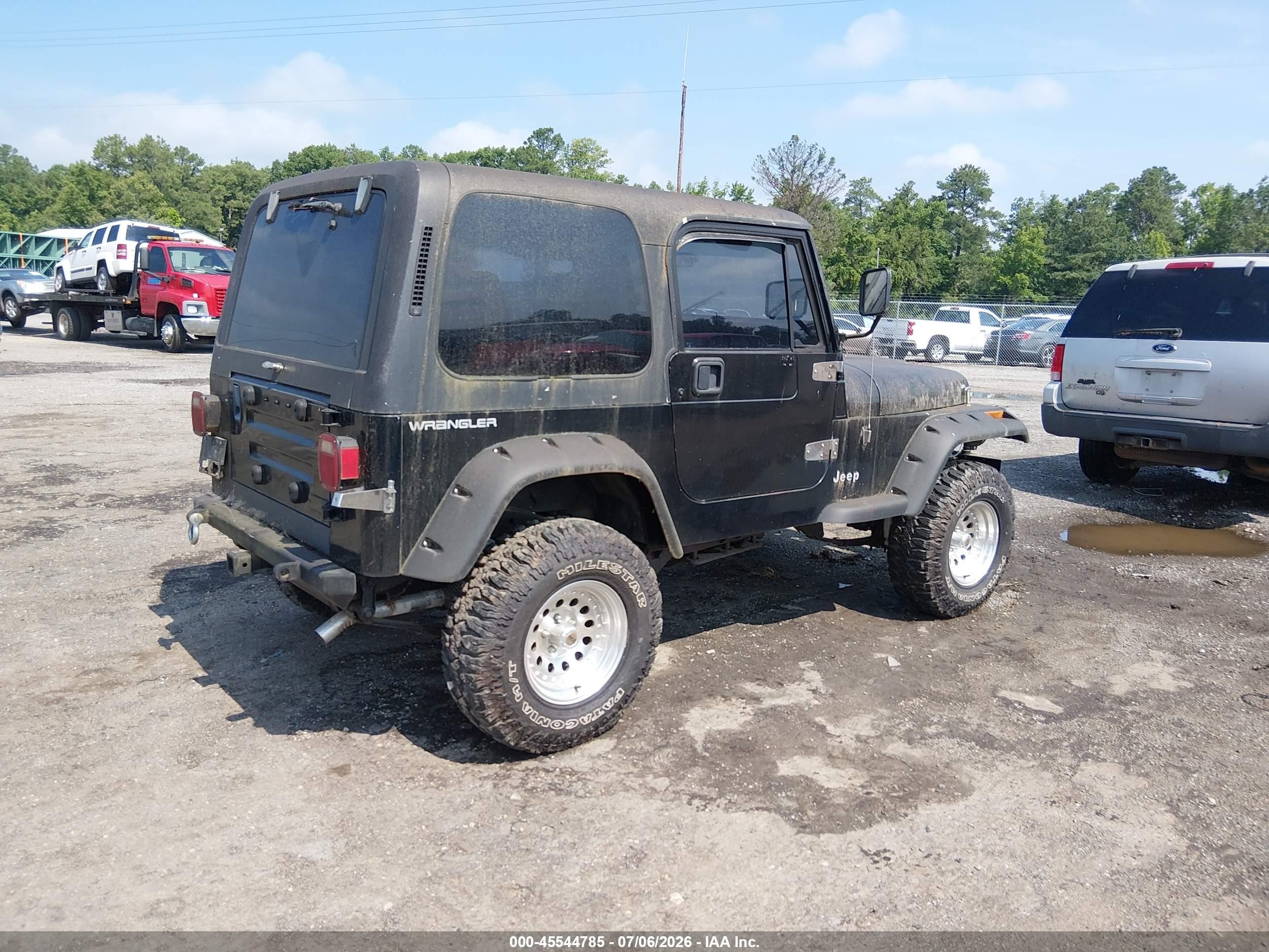 1991 Jeep Wrangler / Yj S Black vin: 2J4FY19P6MJ149574