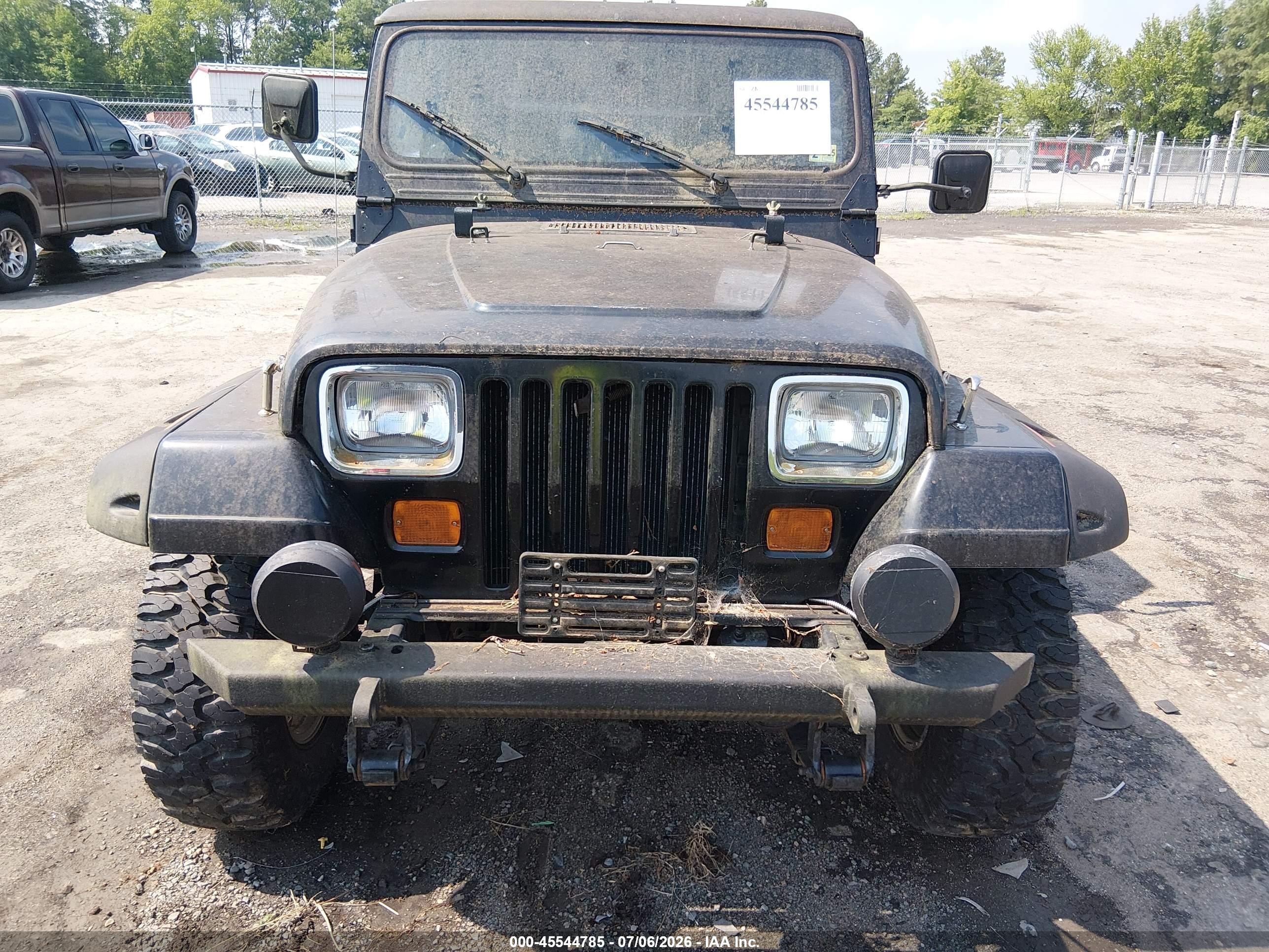 1991 Jeep Wrangler / Yj S Black vin: 2J4FY19P6MJ149574