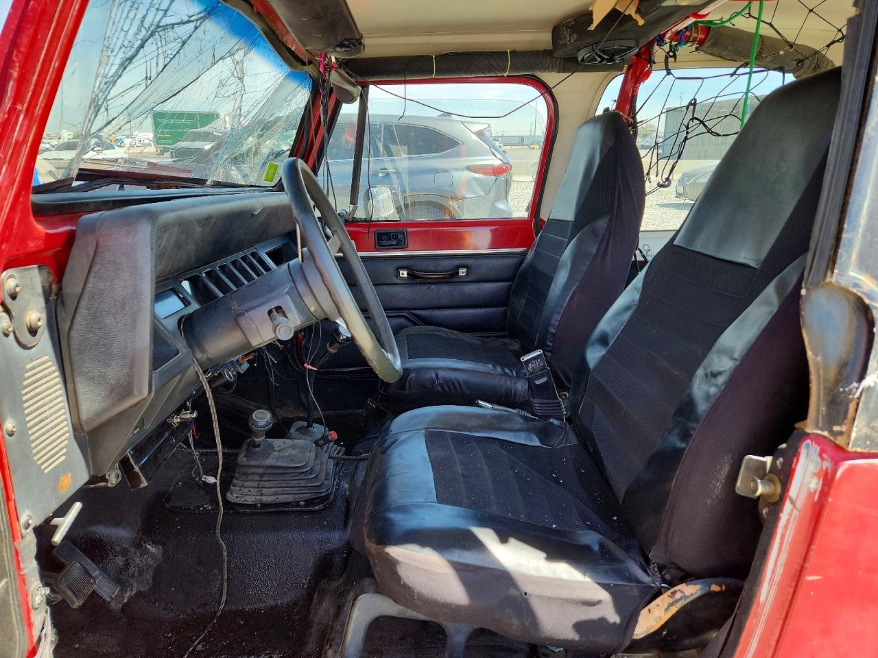 1992 Jeep Wrangler / Yj S Red vin: 2J4FY19P8NJ549881