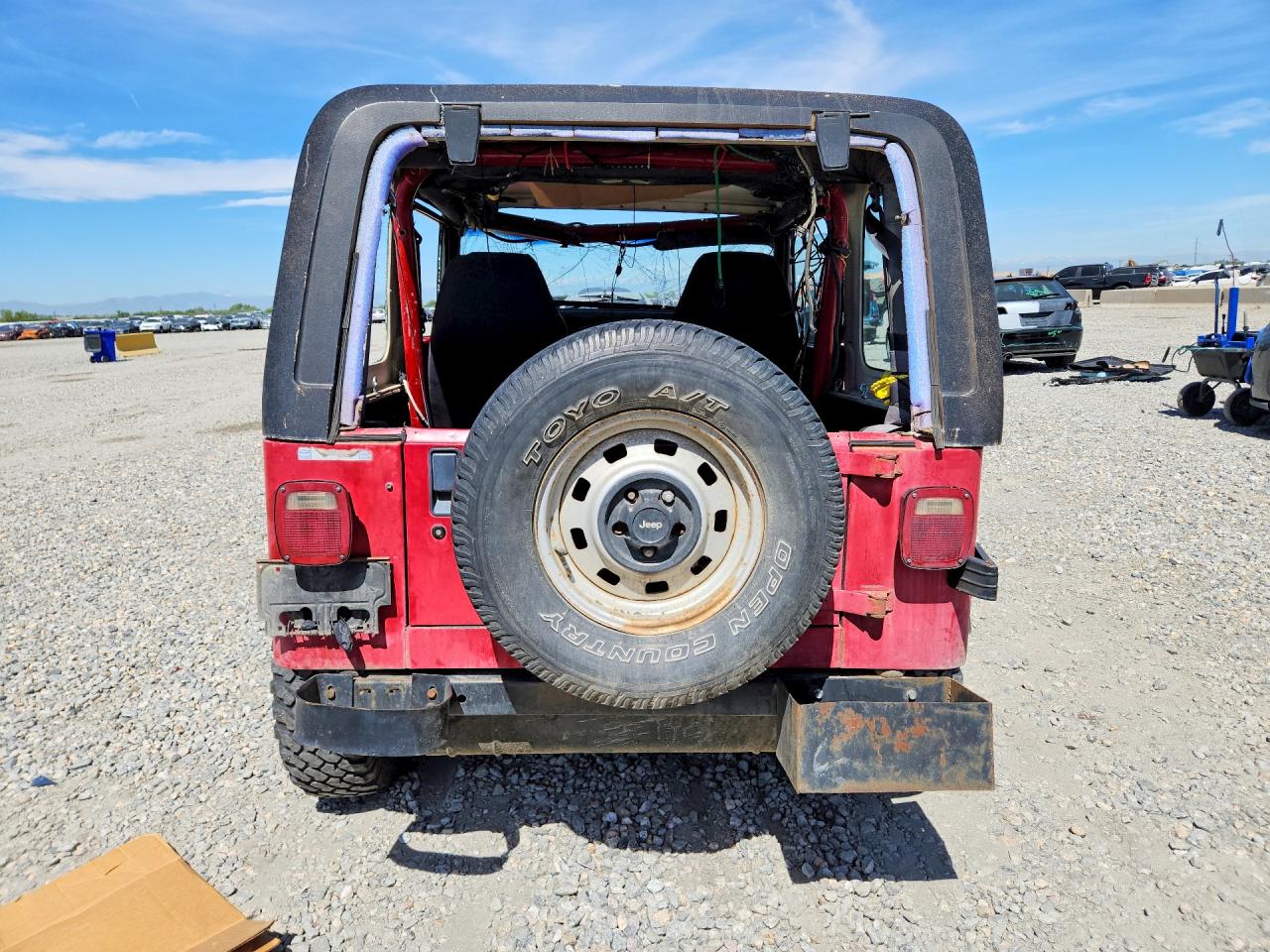 1992 Jeep Wrangler / Yj S Red vin: 2J4FY19P8NJ549881
