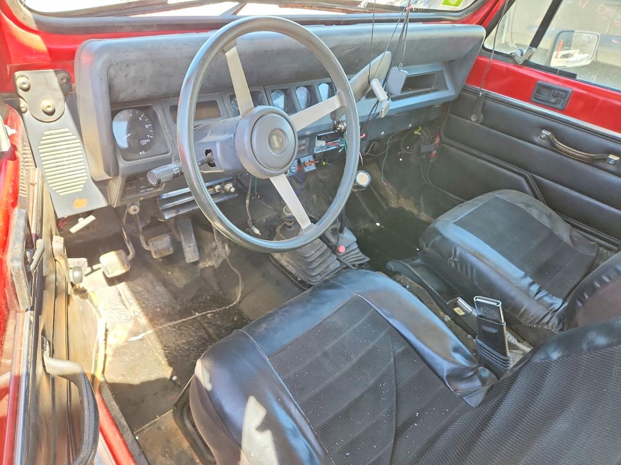 1992 Jeep Wrangler / Yj S Red vin: 2J4FY19P8NJ549881