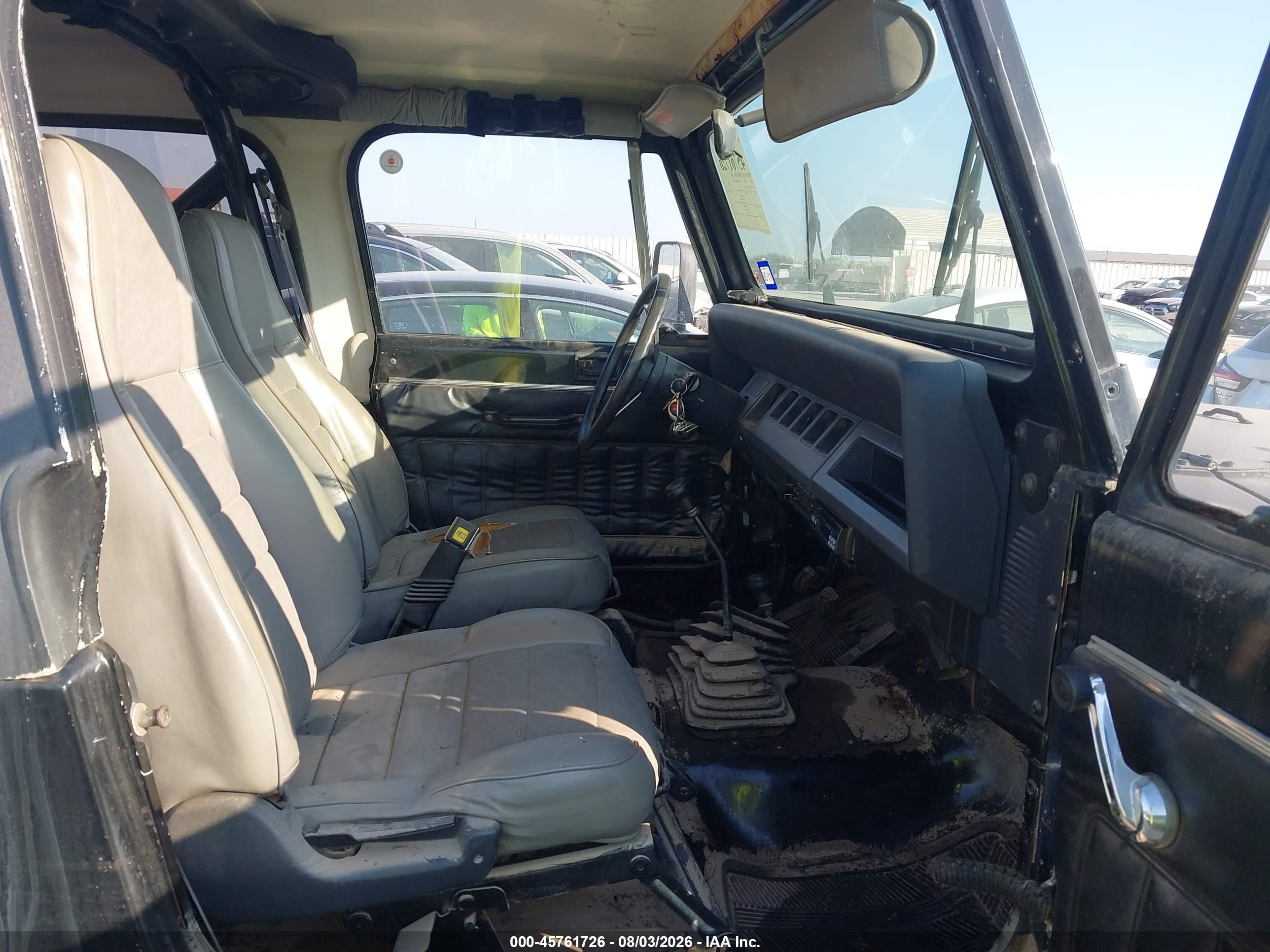 1991 Jeep Wrangler / Yj S Black vin: 2J4FY19P9MJ153683
