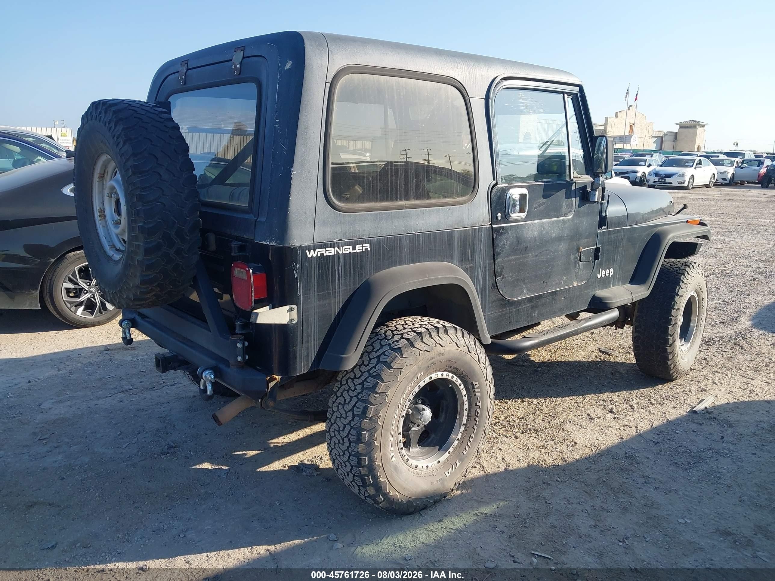 1991 Jeep Wrangler / Yj S Black vin: 2J4FY19P9MJ153683