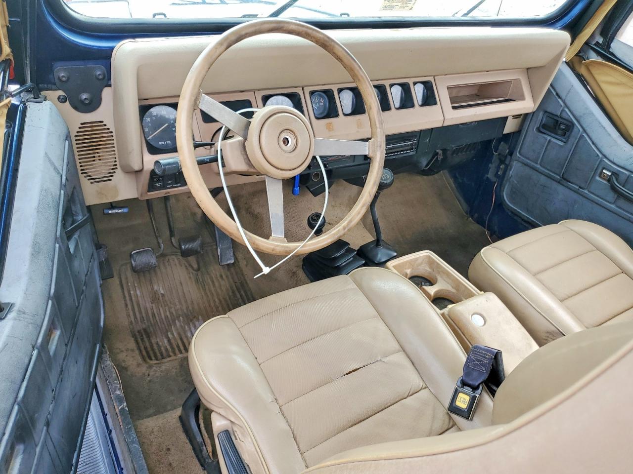 1991 Jeep Wrangler / Yj Blue vin: 2J4FY29S1MJ142008