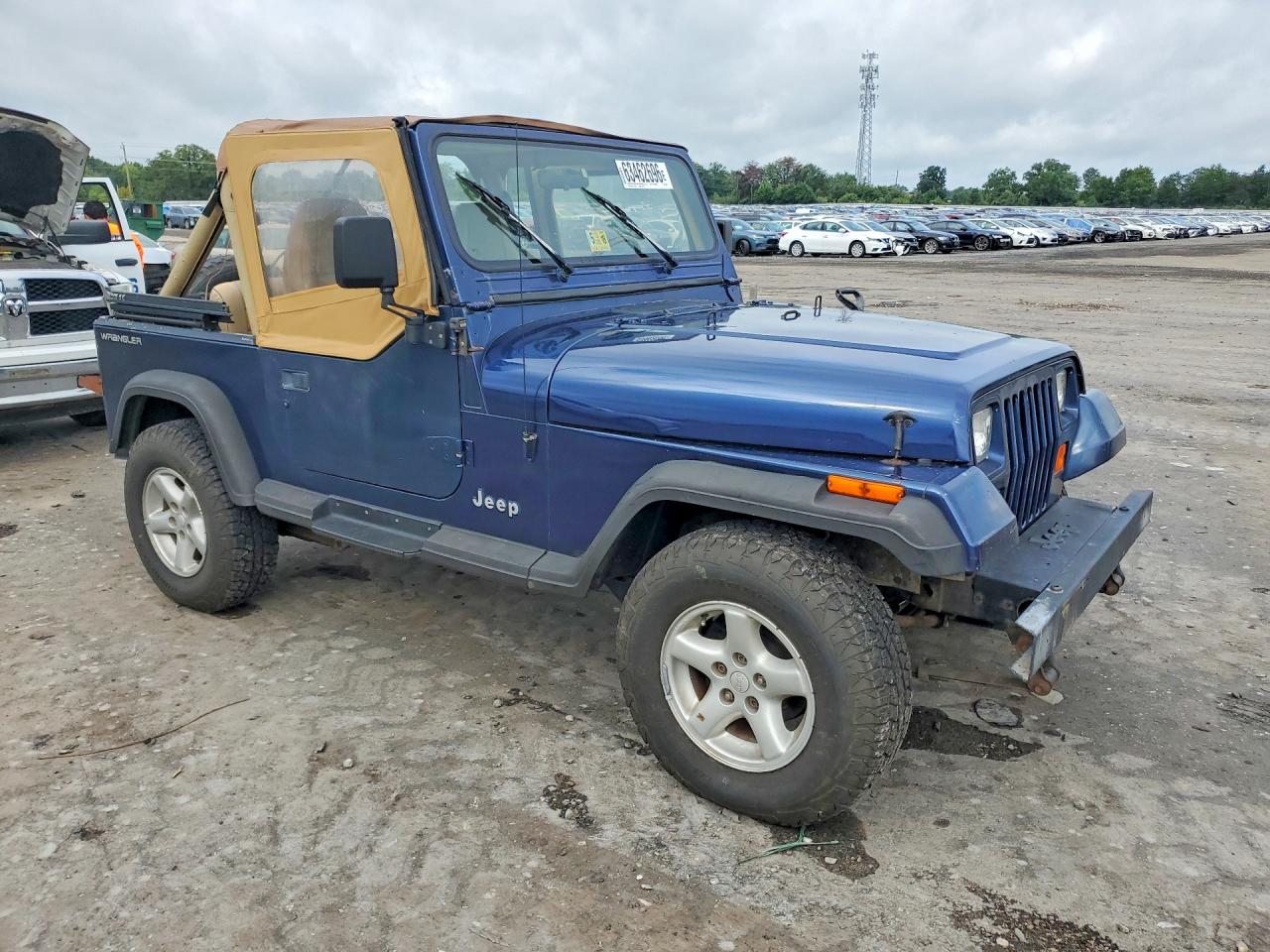 1991 Jeep Wrangler / Yj Blue vin: 2J4FY29S1MJ142008