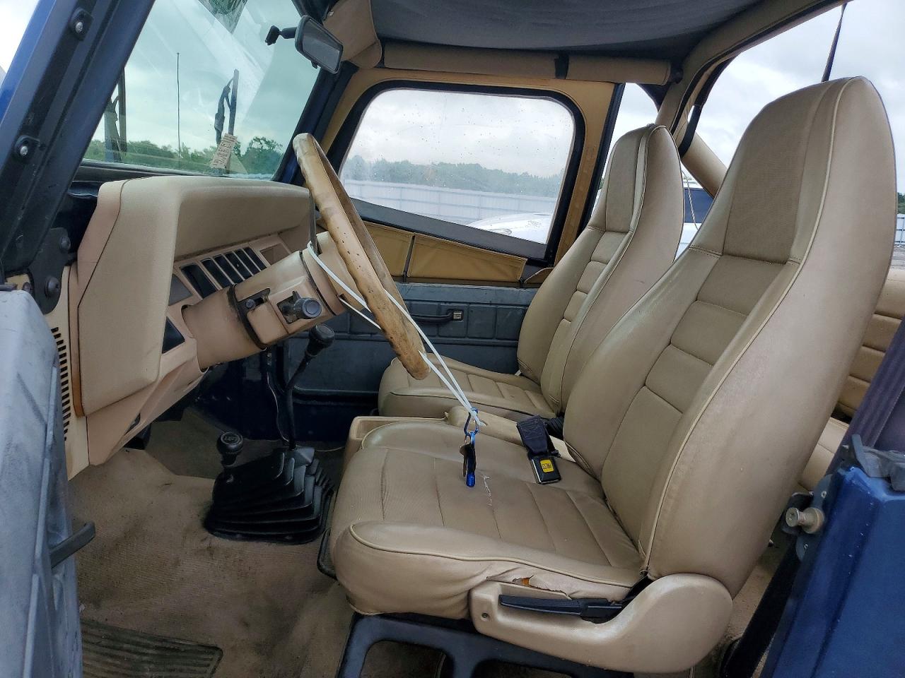 1991 Jeep Wrangler / Yj Blue vin: 2J4FY29S1MJ142008