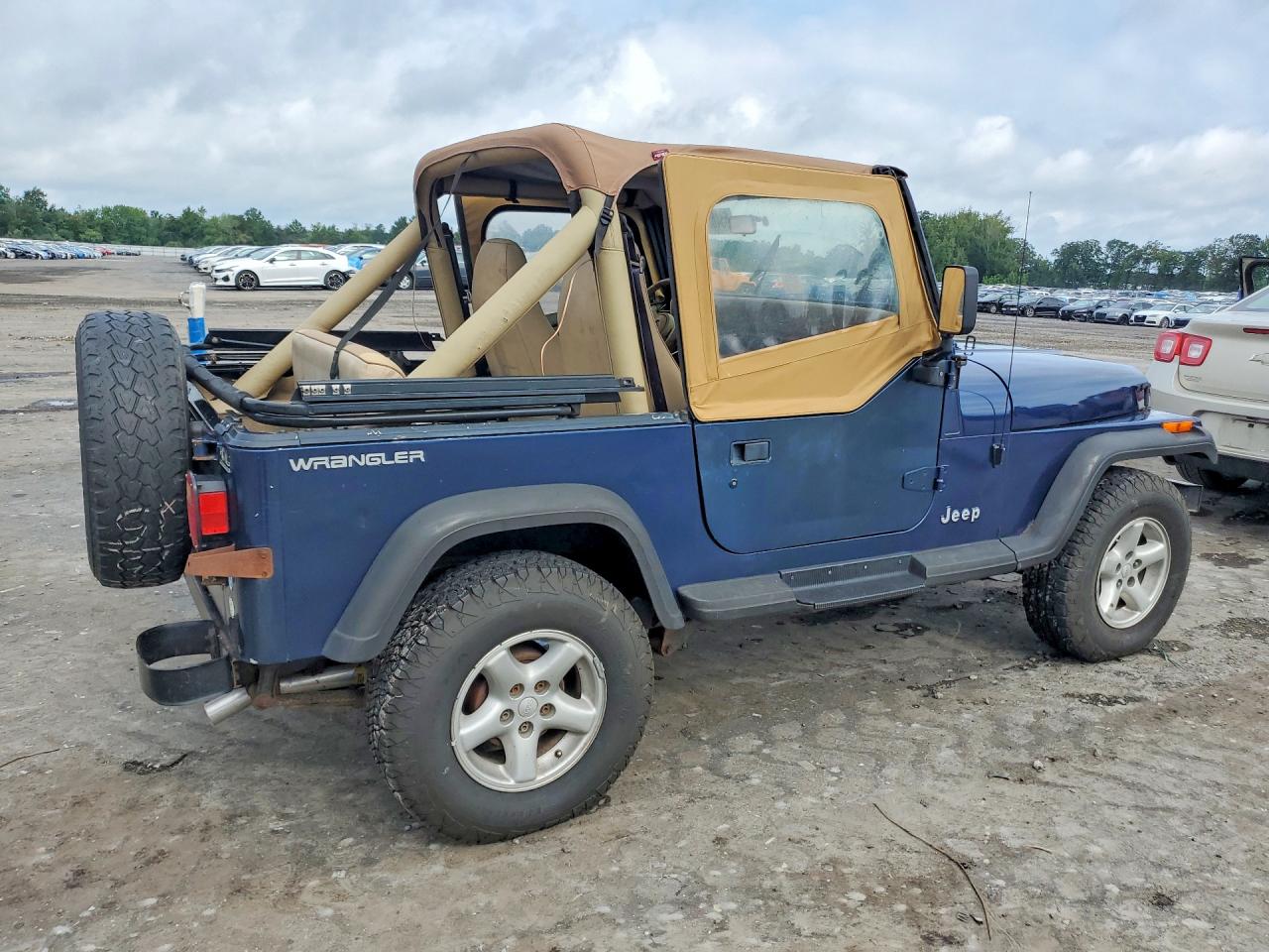 1991 Jeep Wrangler / Yj Blue vin: 2J4FY29S1MJ142008