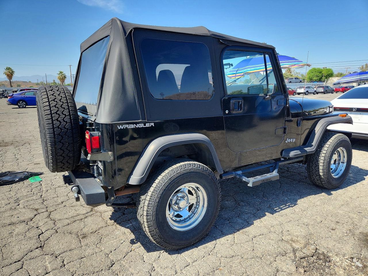 1992 Jeep Wrangler / Yj Черный vin: 2J4FY29S2NJ524811