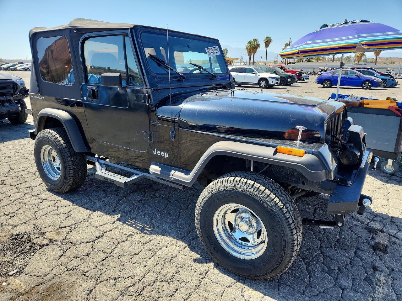 1992 Jeep Wrangler / Yj Черный vin: 2J4FY29S2NJ524811