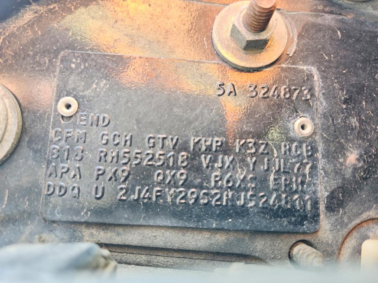 1992 Jeep Wrangler / Yj Черный vin: 2J4FY29S2NJ524811