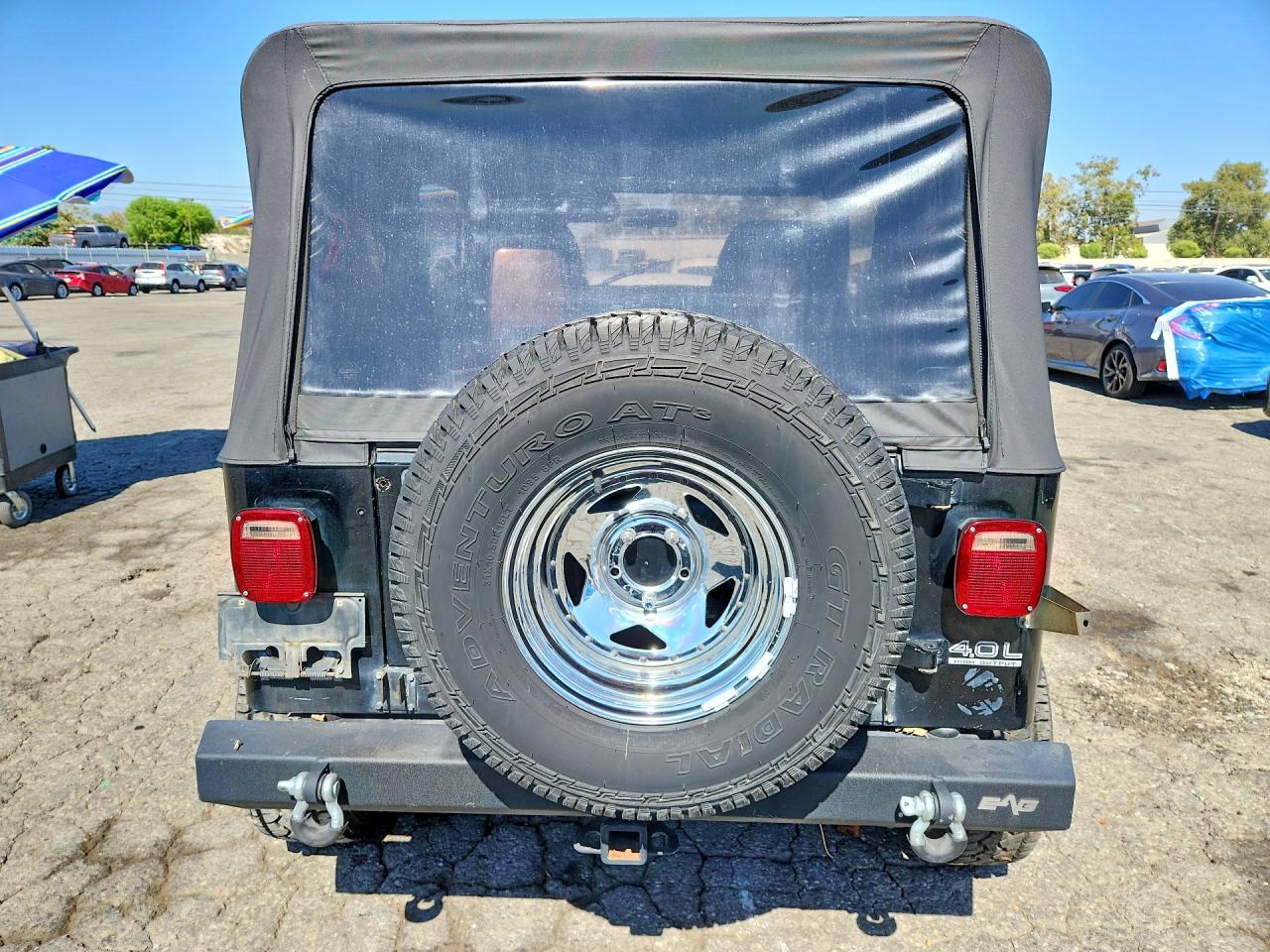 1992 Jeep Wrangler / Yj Черный vin: 2J4FY29S2NJ524811