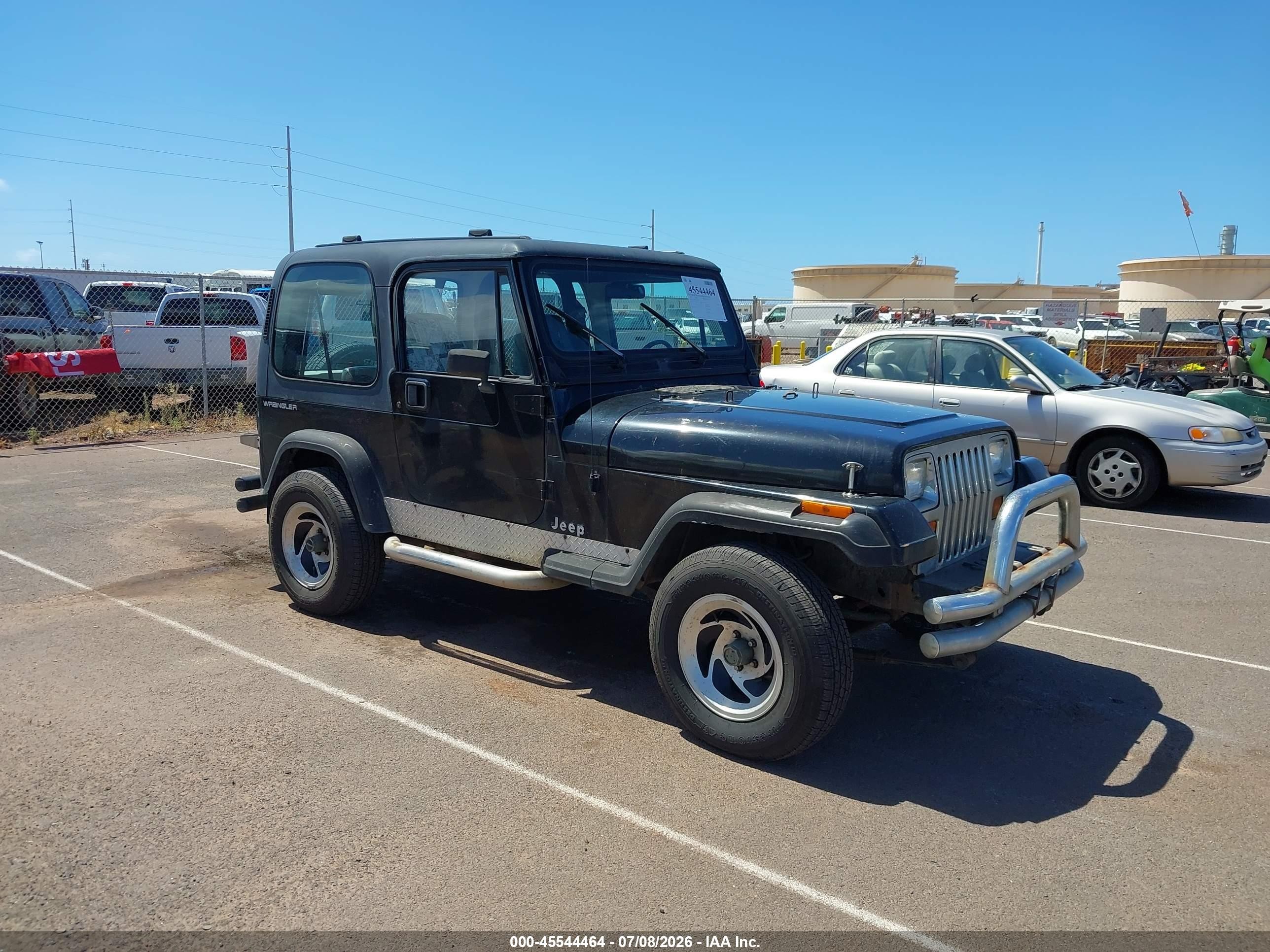 1992 Jeep Wrangler / Yj   Black vin: 2J4FY29S4NJ522462