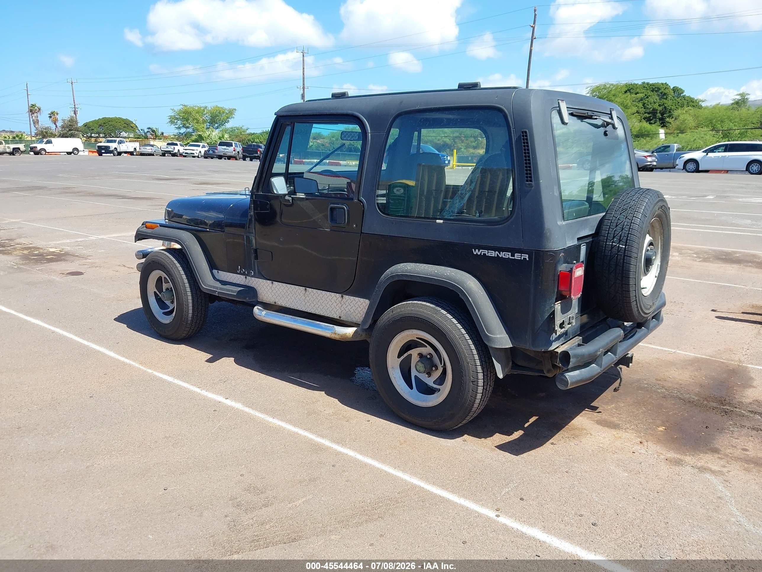 1992 Jeep Wrangler / Yj   Black vin: 2J4FY29S4NJ522462