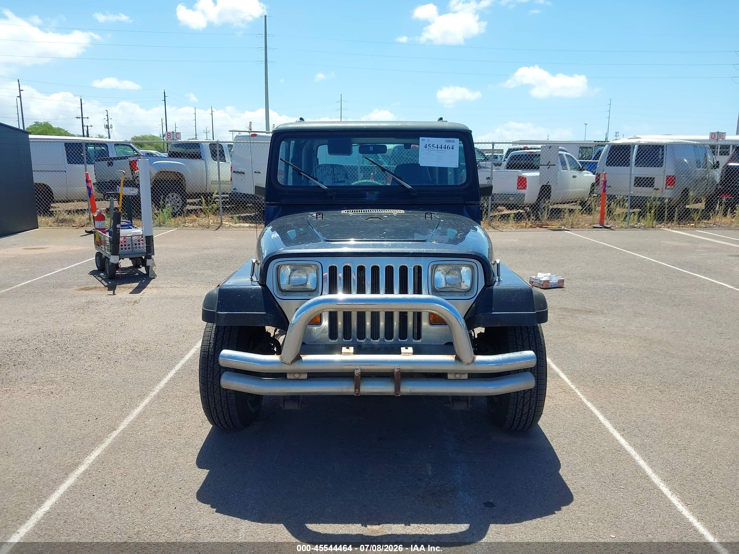 1992 Jeep Wrangler / Yj   Black vin: 2J4FY29S4NJ522462
