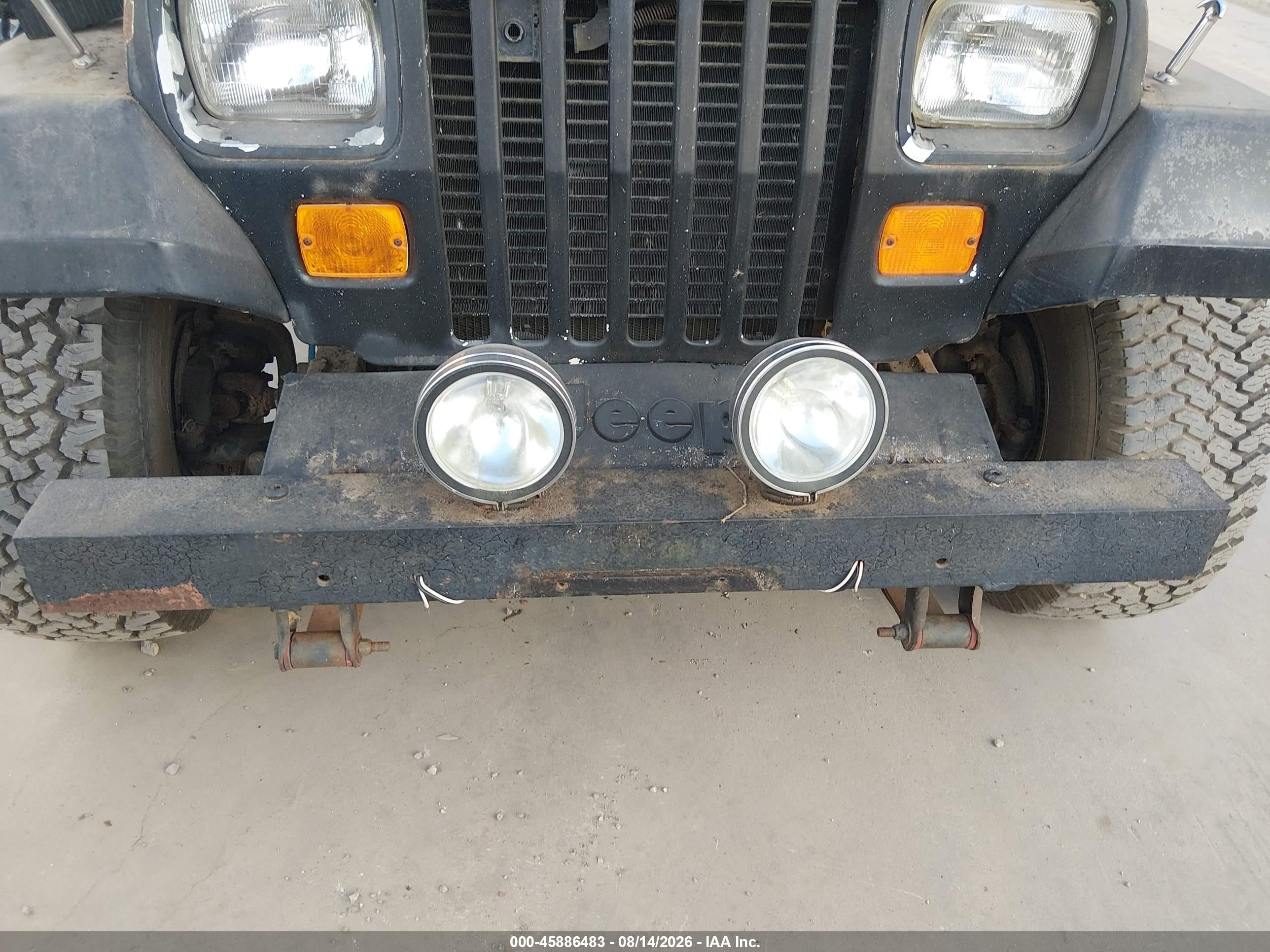 1991 Jeep Wrangler / Yj   Black vin: 2J4FY29S5MJ109450