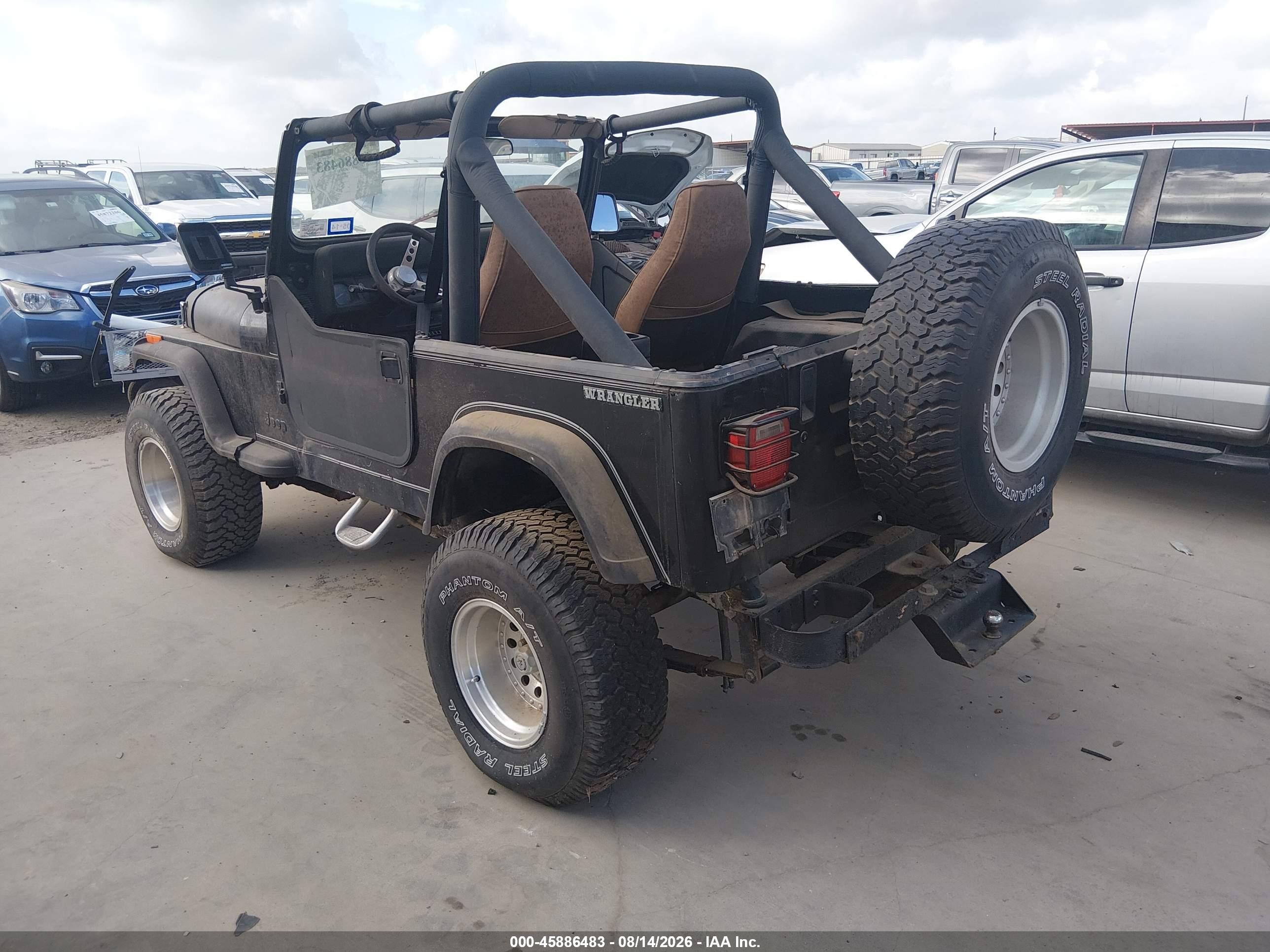 1991 Jeep Wrangler / Yj   Black vin: 2J4FY29S5MJ109450