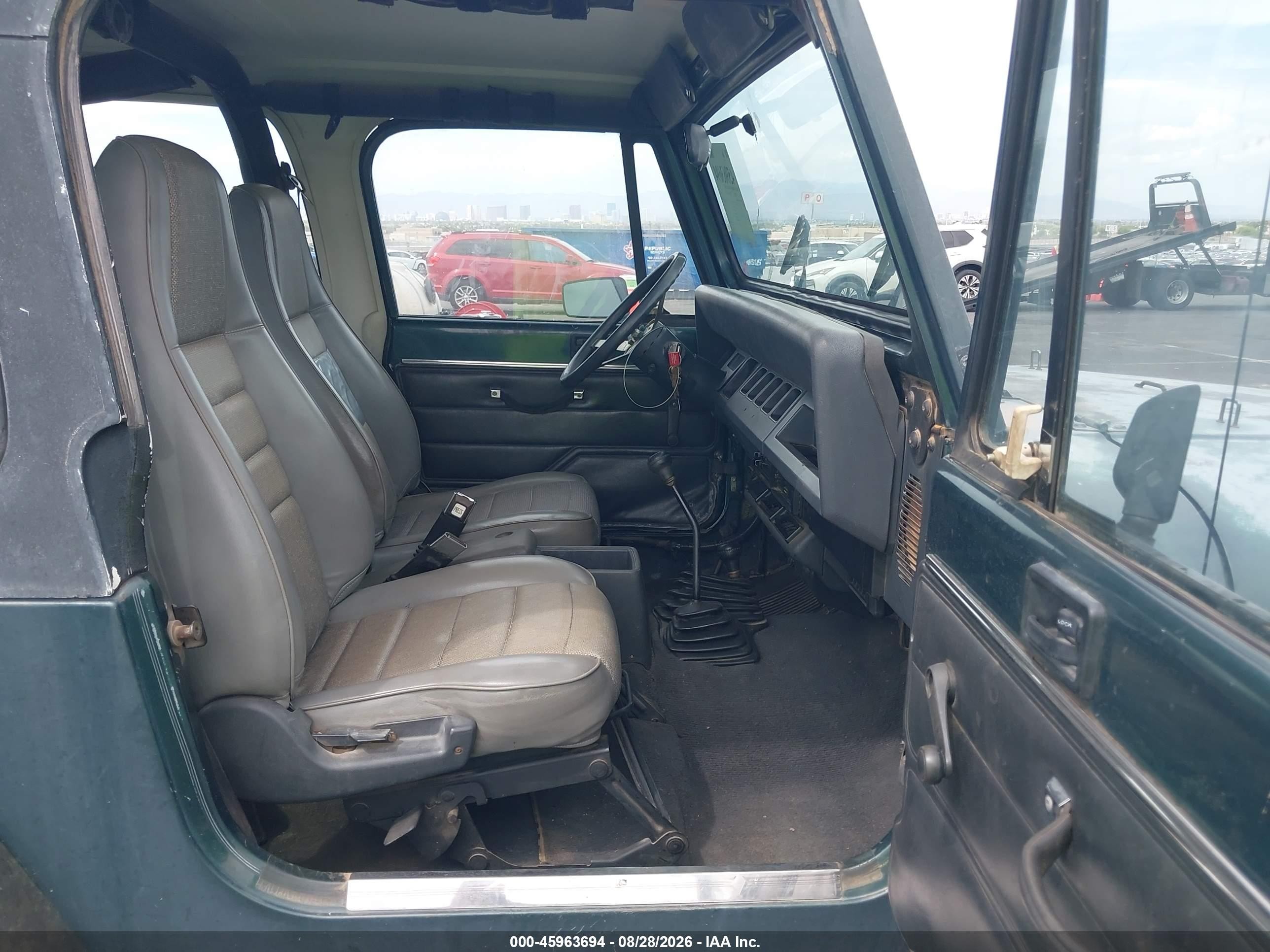 1992 Jeep Wrangler / Yj   Green vin: 2J4FY29S9NJ548300